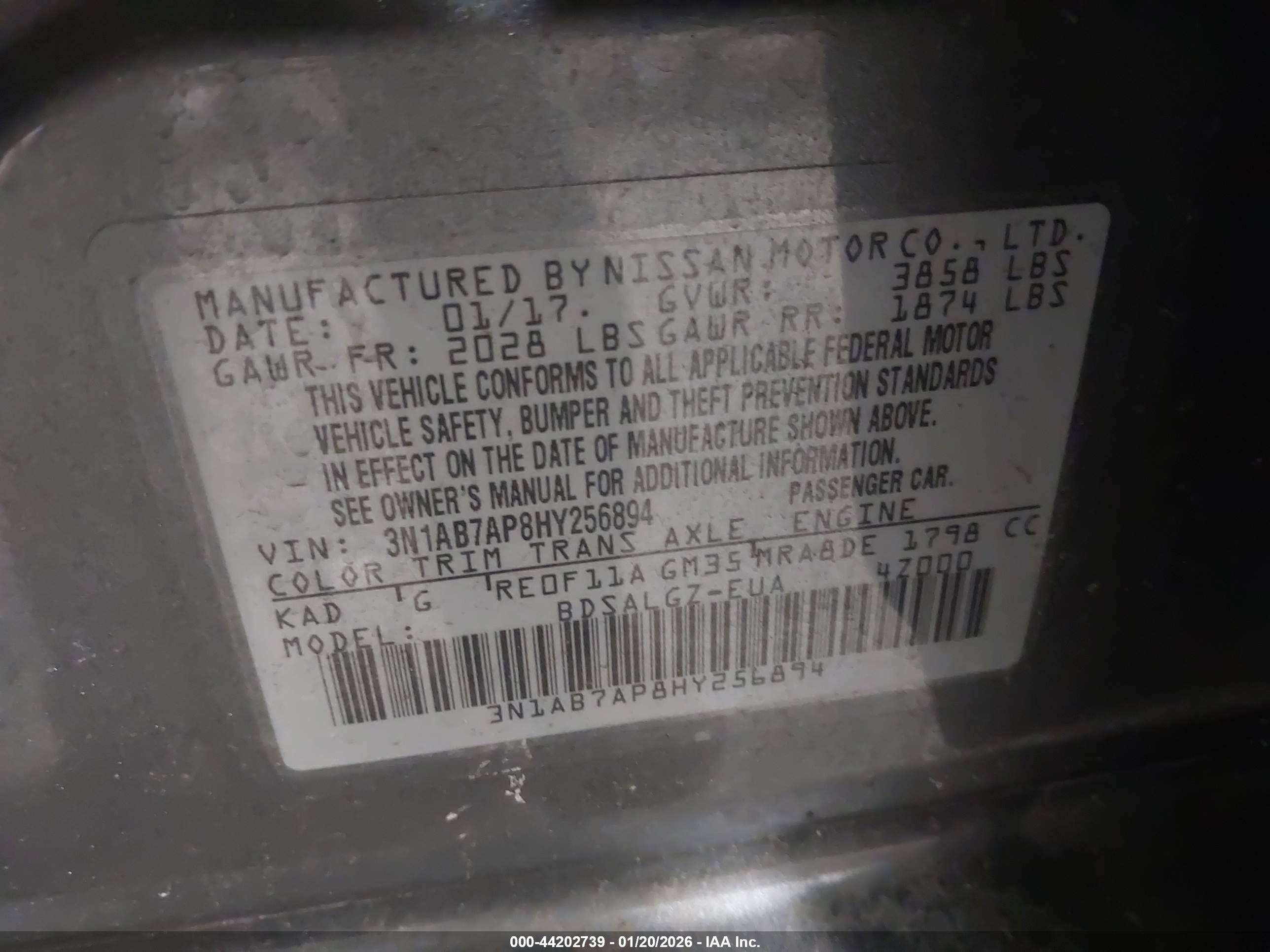 NISSAN SENTRA image 9