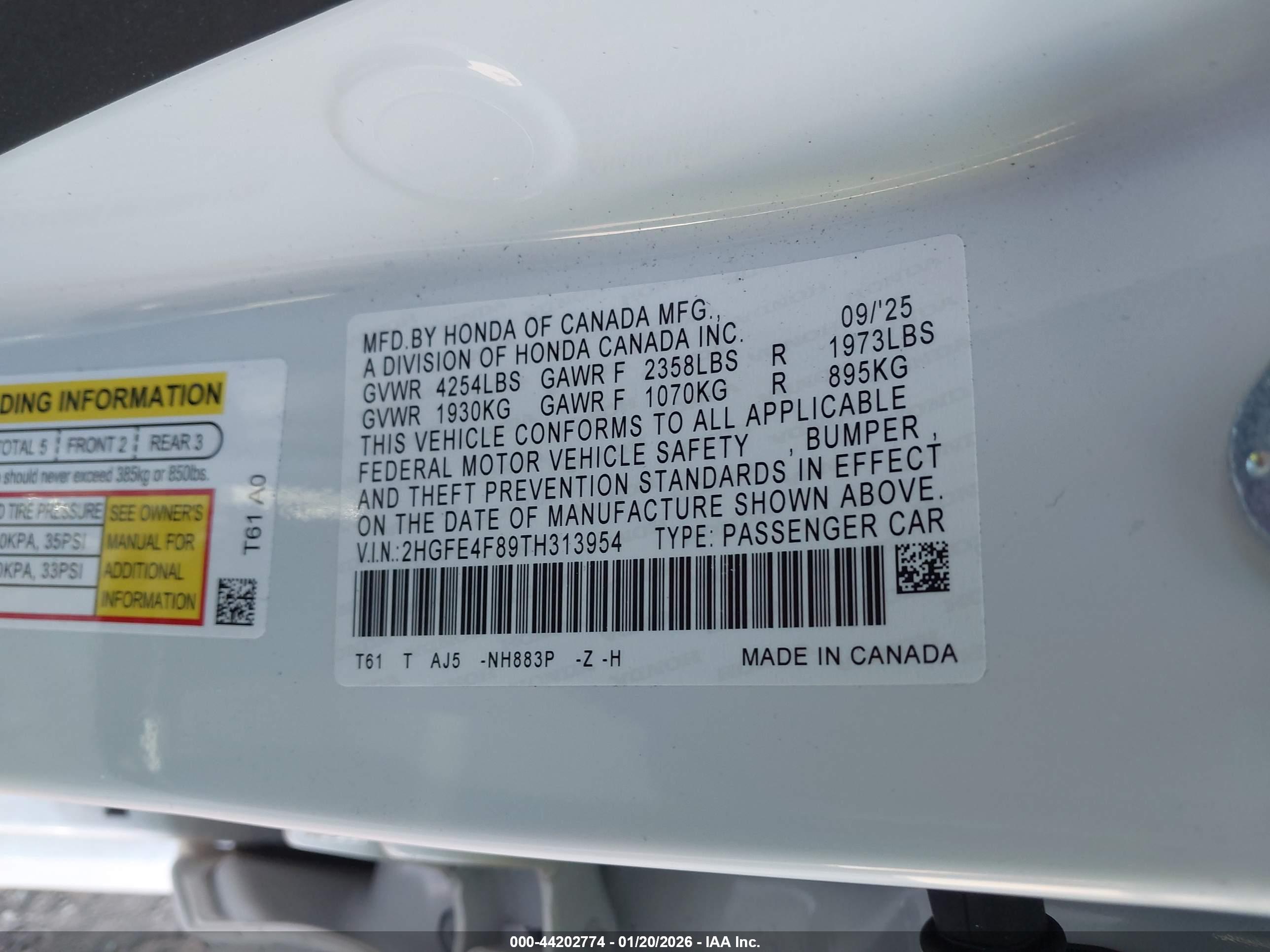 HONDA CIVIC image 9