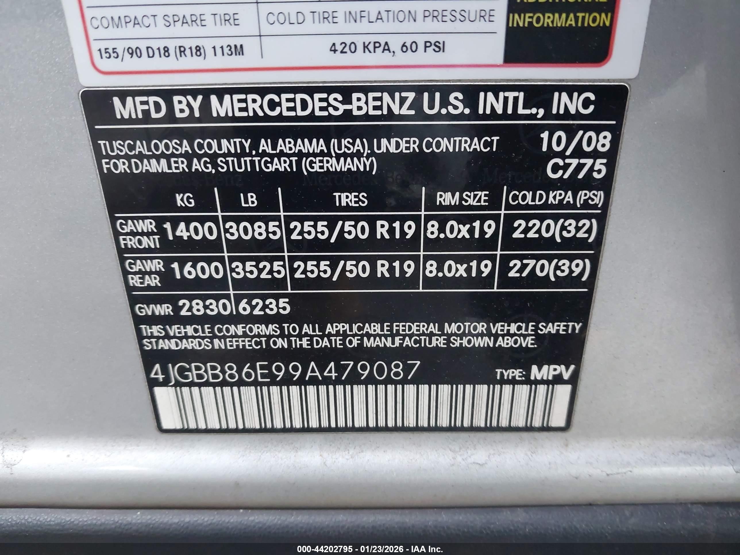 MERCEDES-BENZ ML image 9
