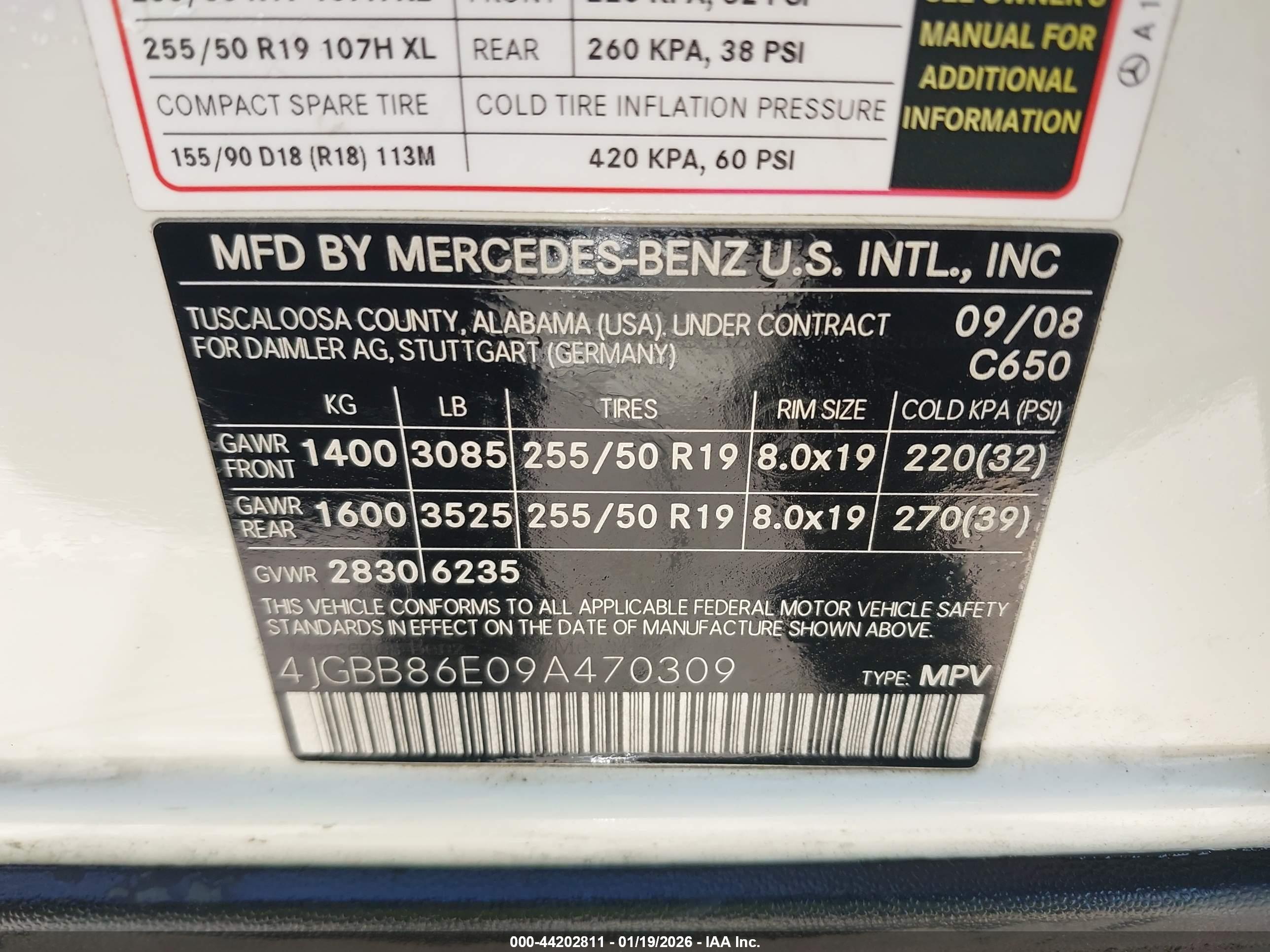 MERCEDES-BENZ ML image 9