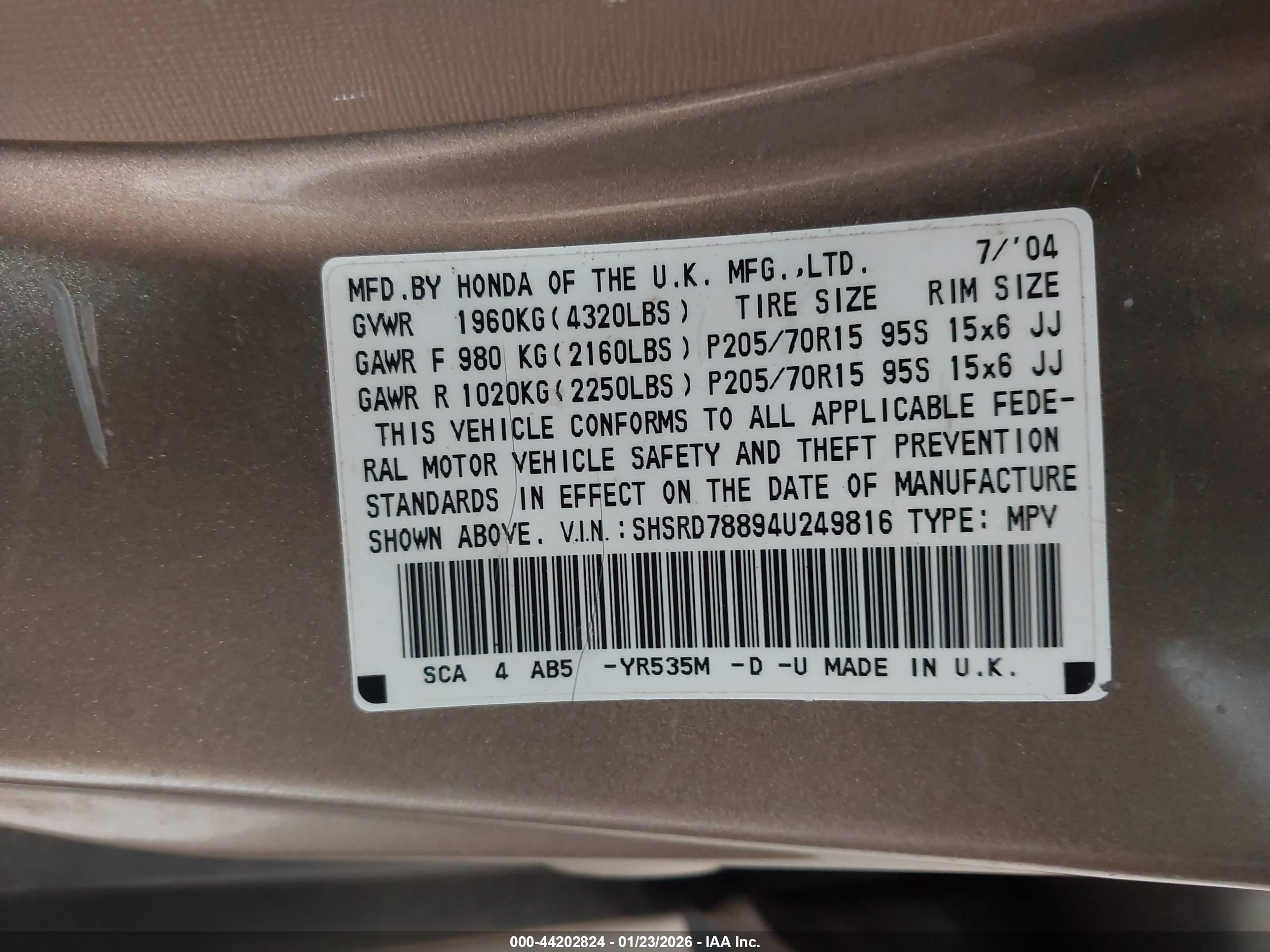 HONDA CR-V image 9