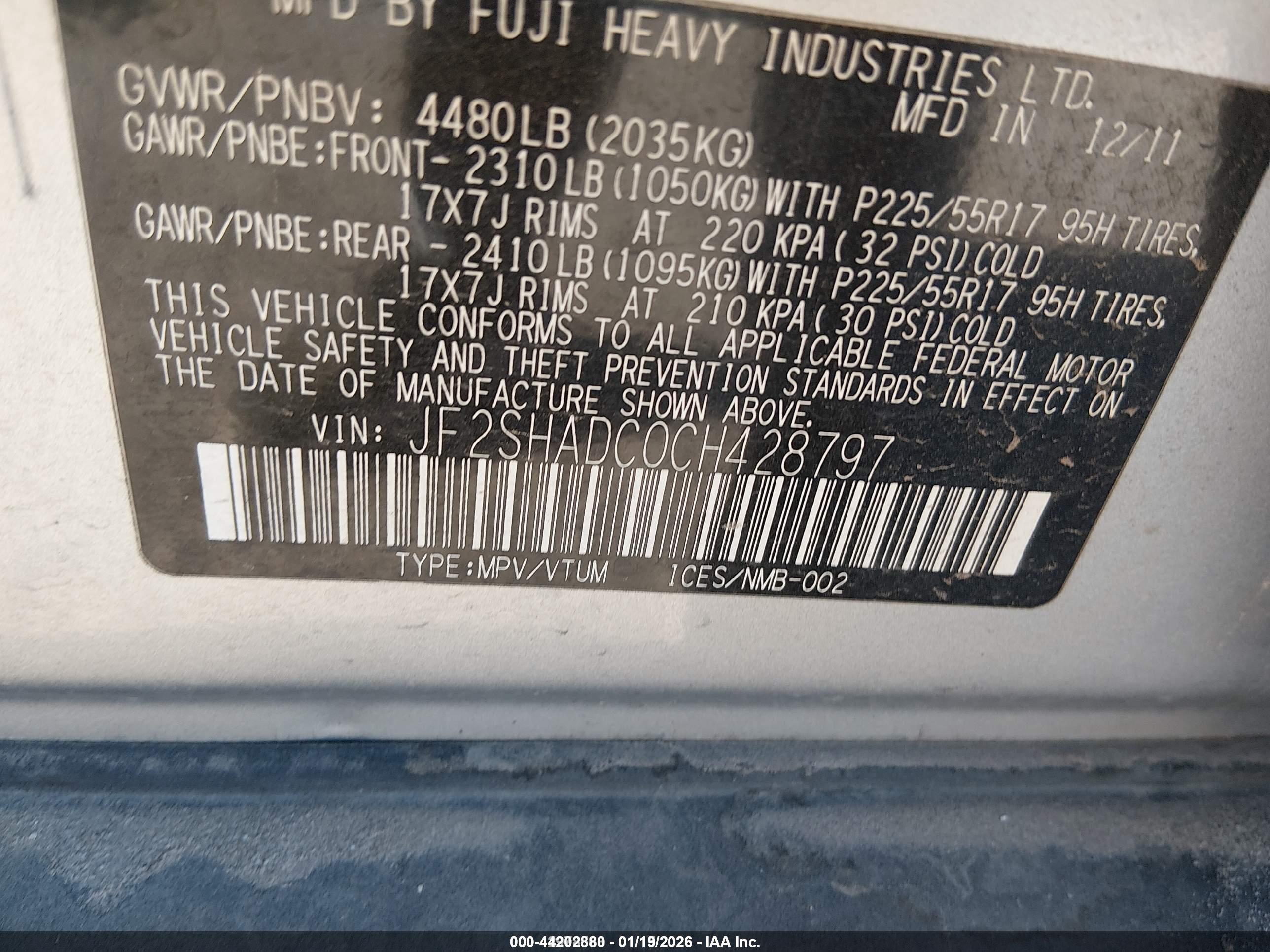 SUBARU FORESTER image 9
