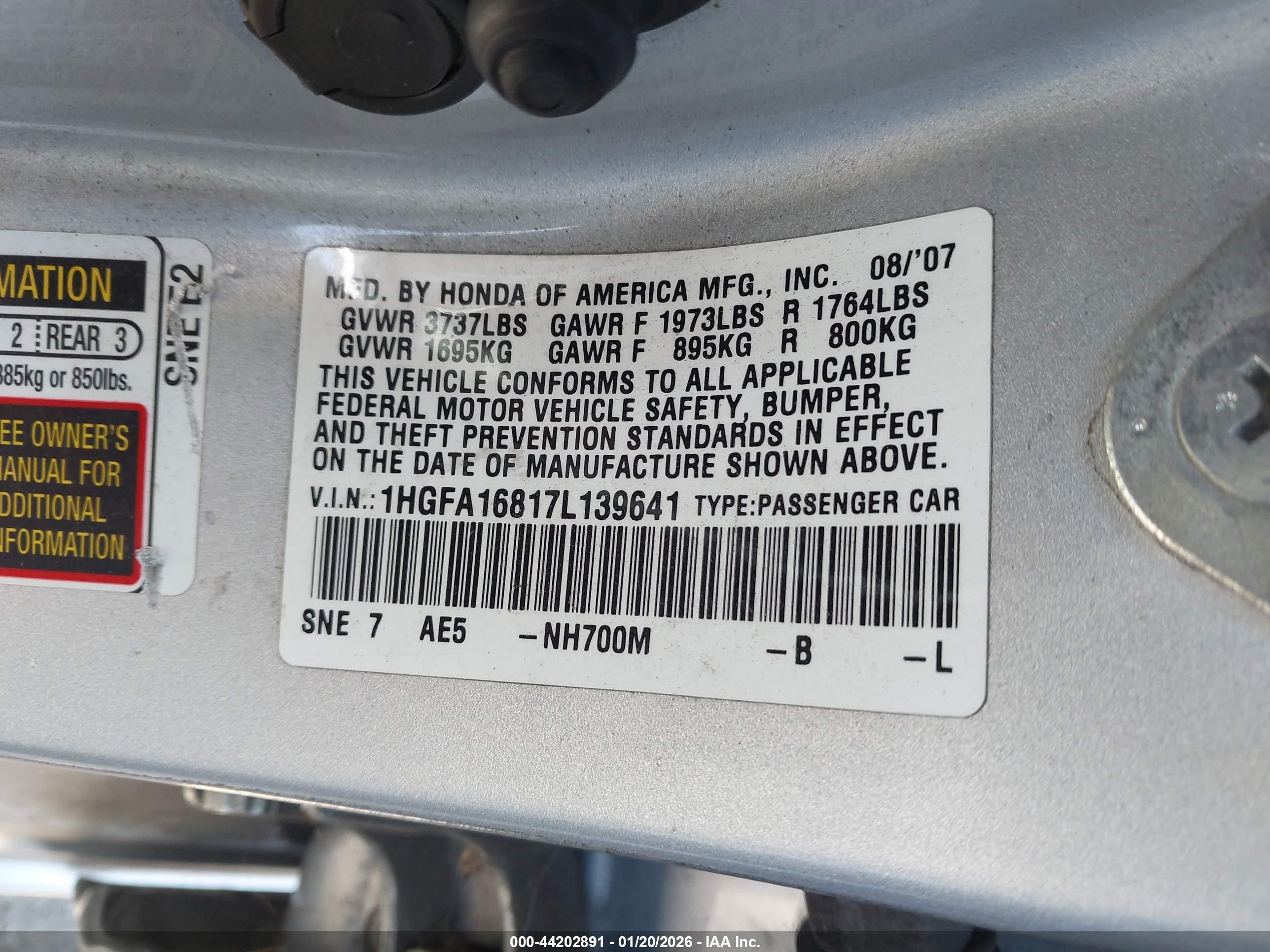 HONDA CIVIC image 9