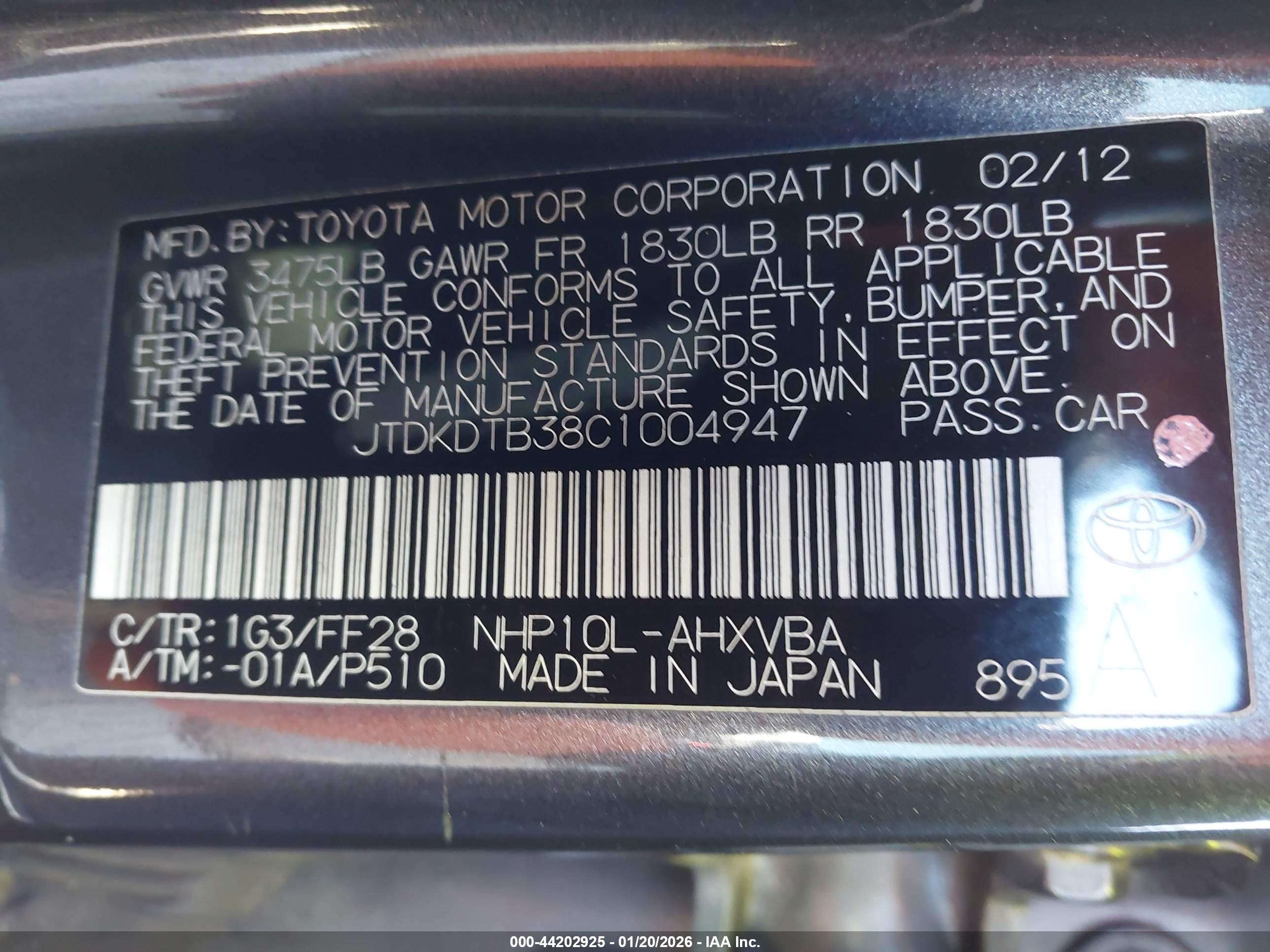 TOYOTA PRIUS image 9