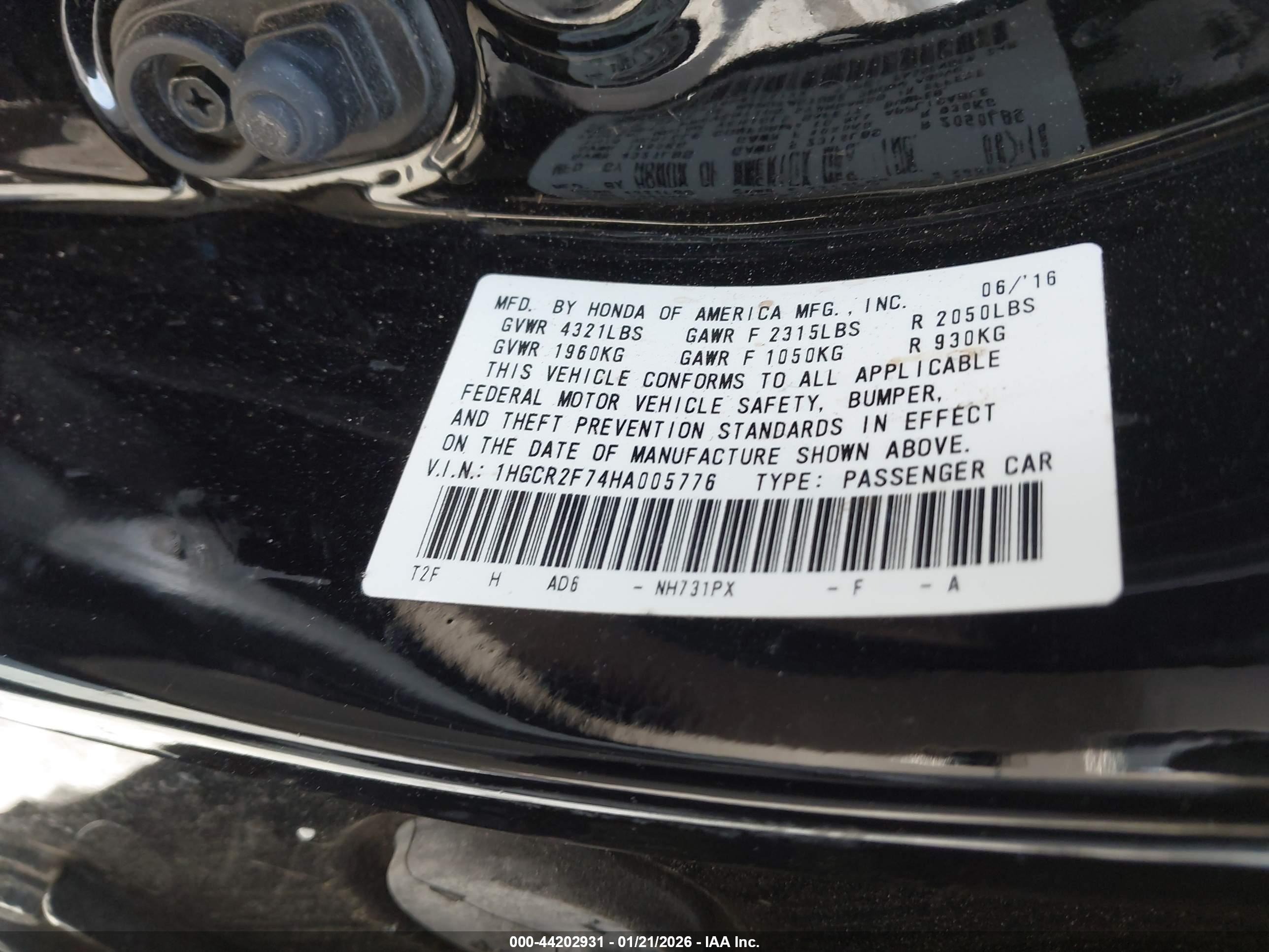 HONDA ACCORD image 9