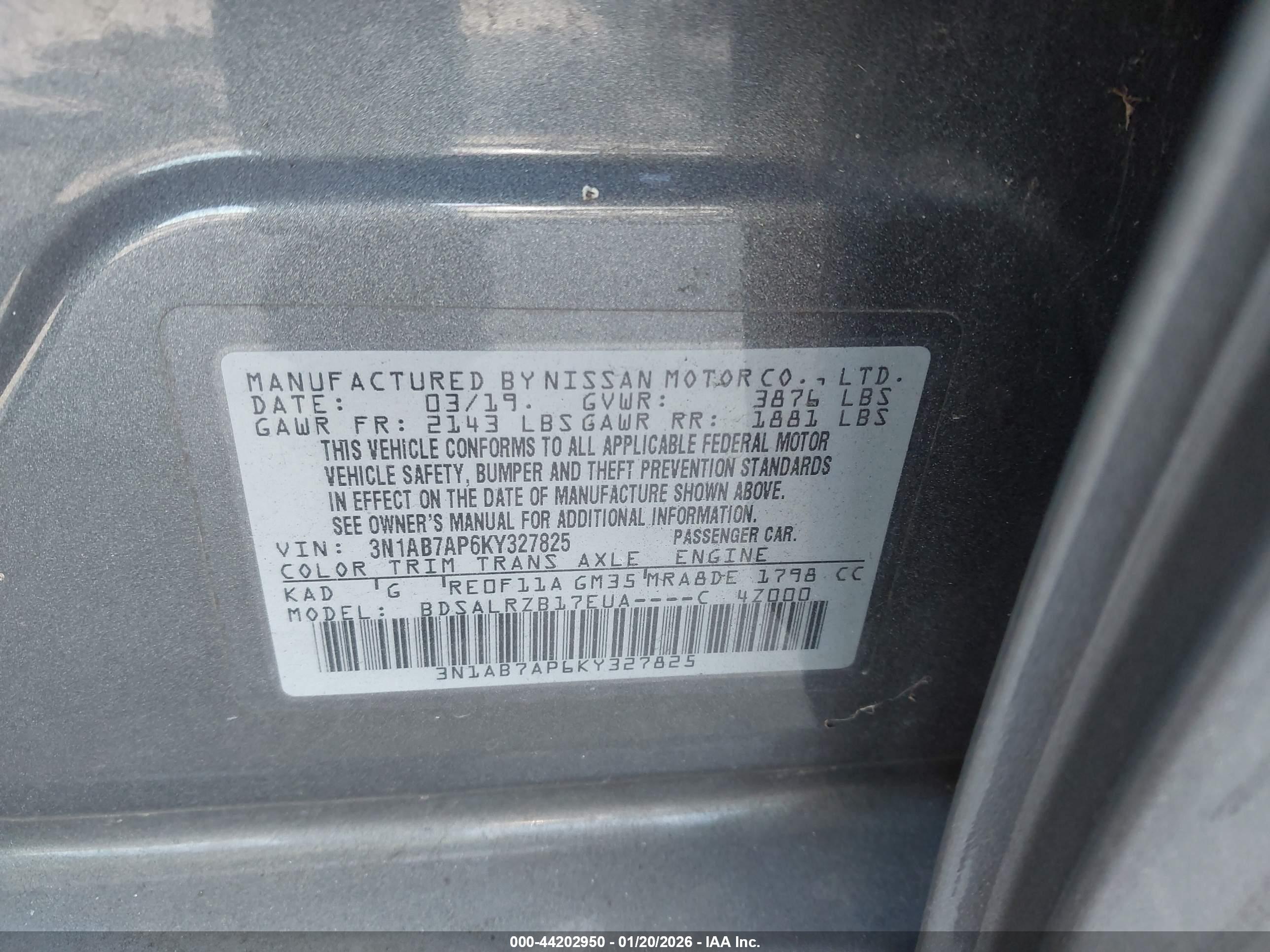 NISSAN SENTRA image 9