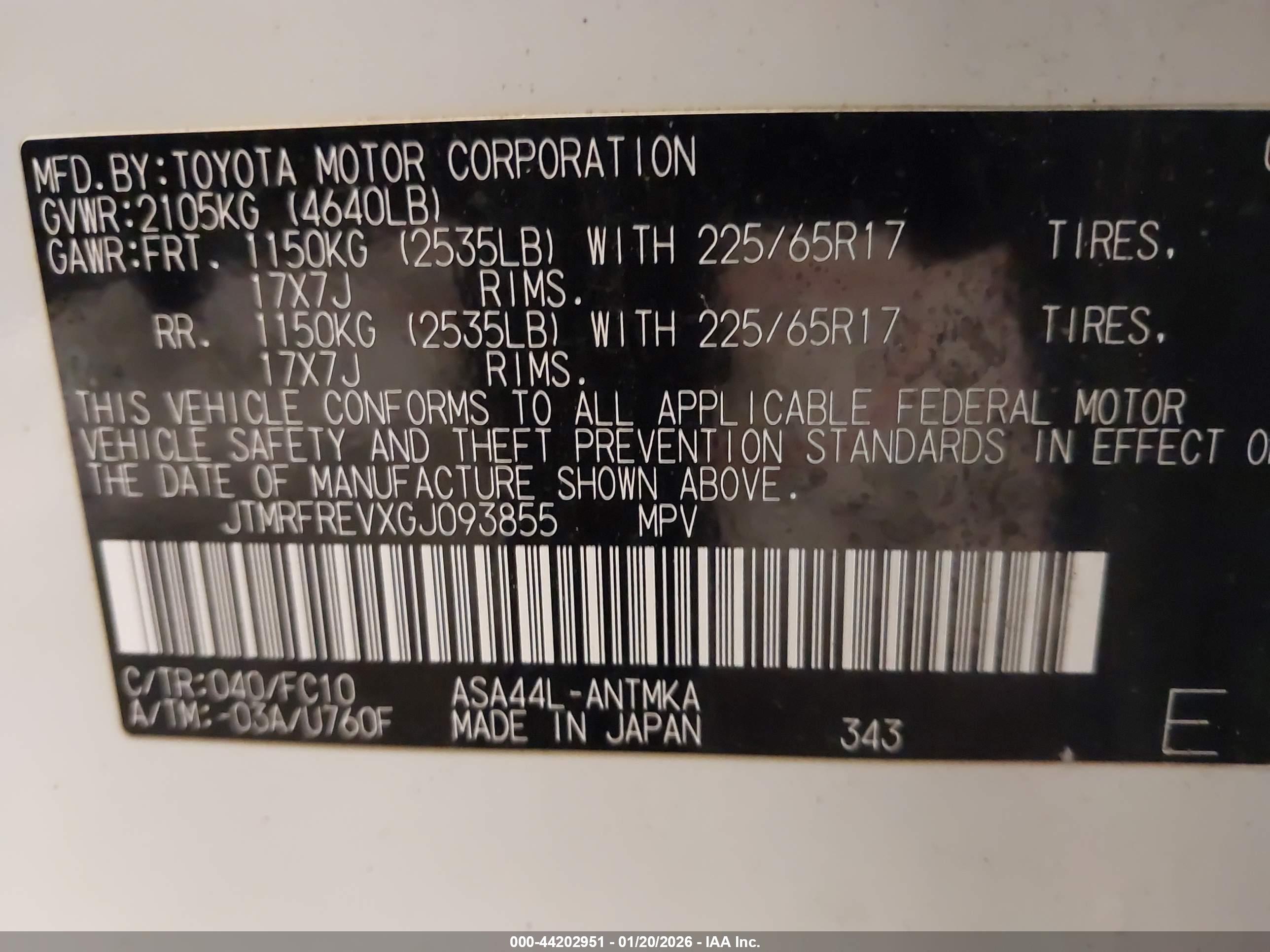 TOYOTA RAV4 image 9