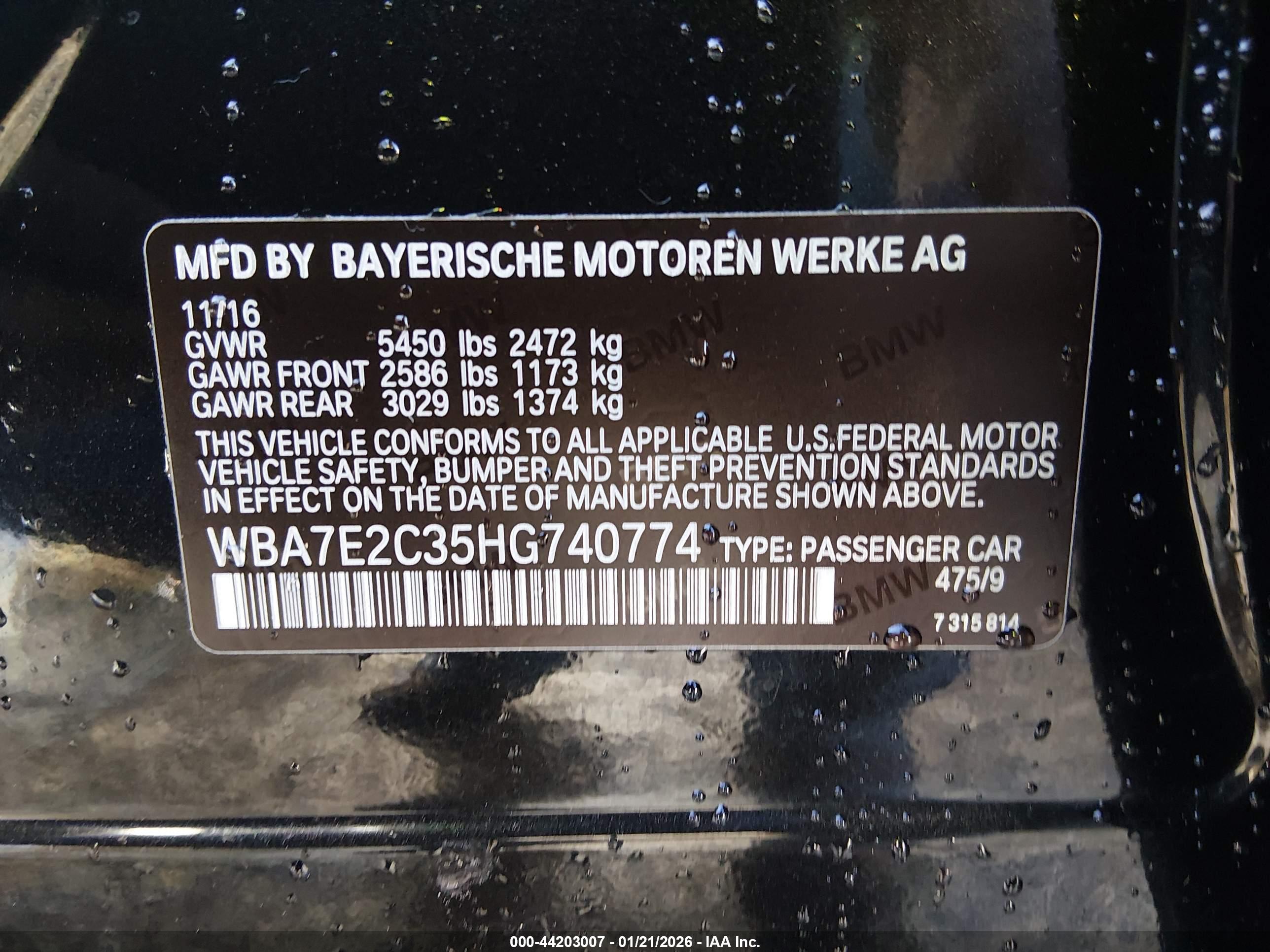 BMW 740I image 9