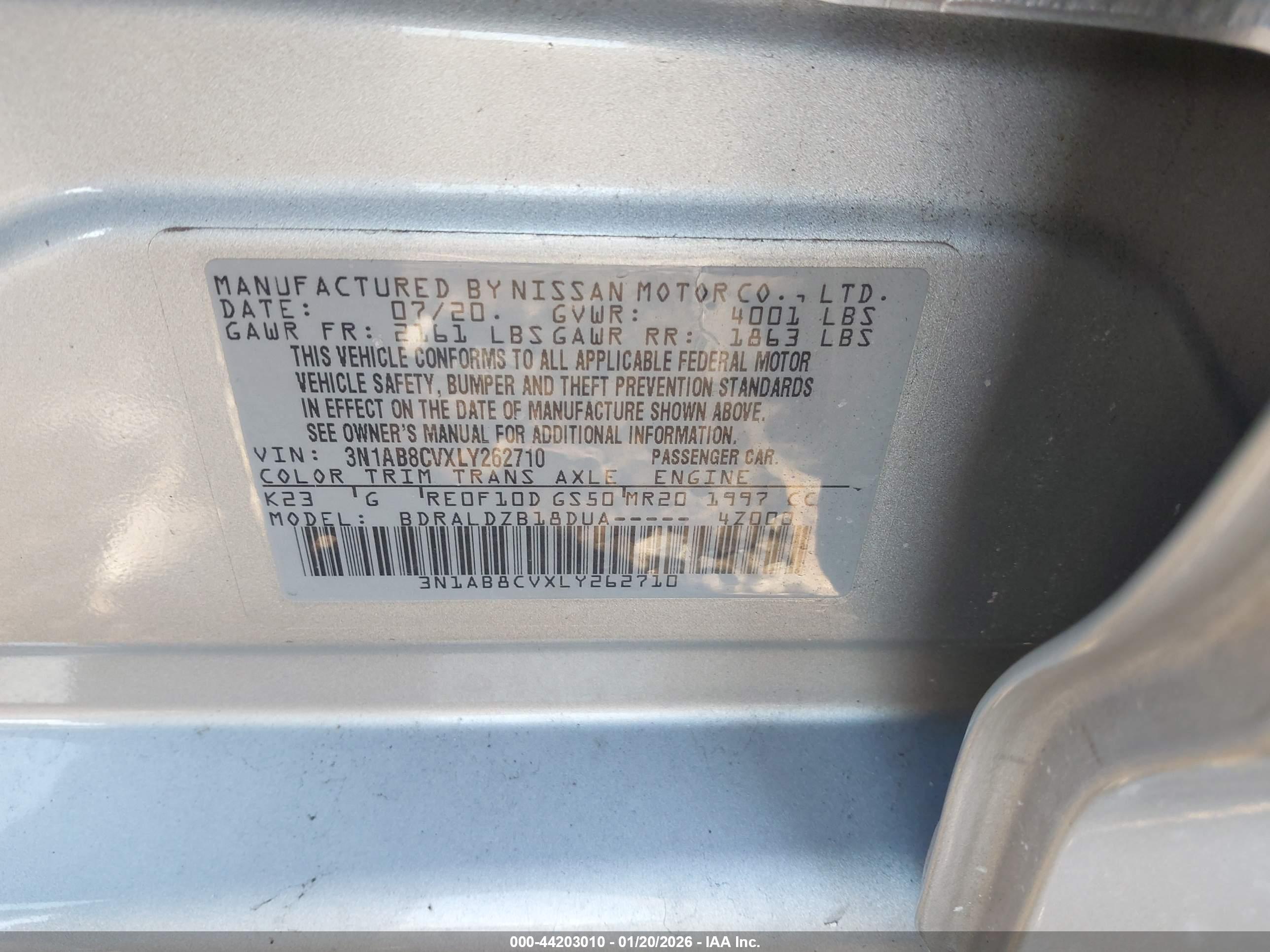 NISSAN SENTRA image 9