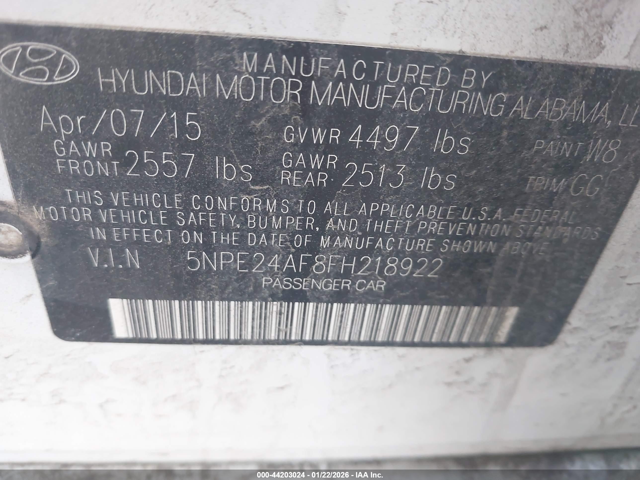 HYUNDAI SONATA image 9