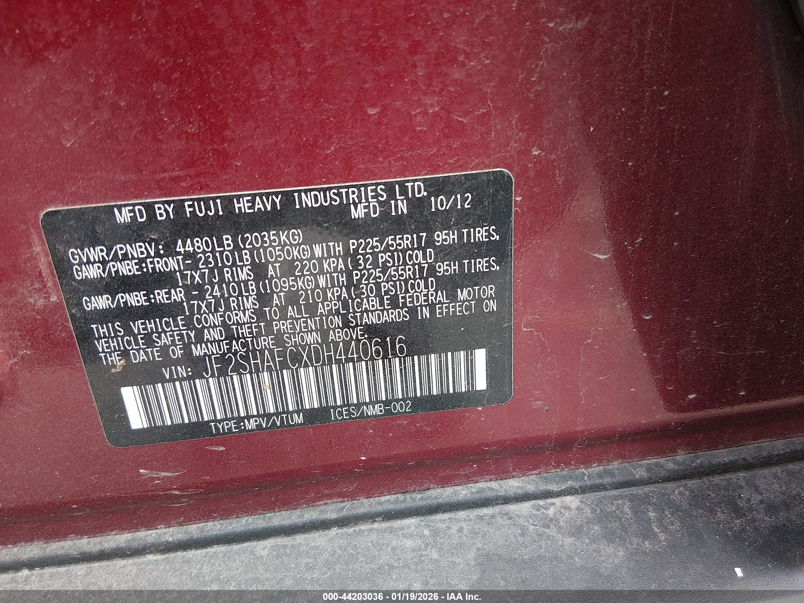 SUBARU FORESTER image 9