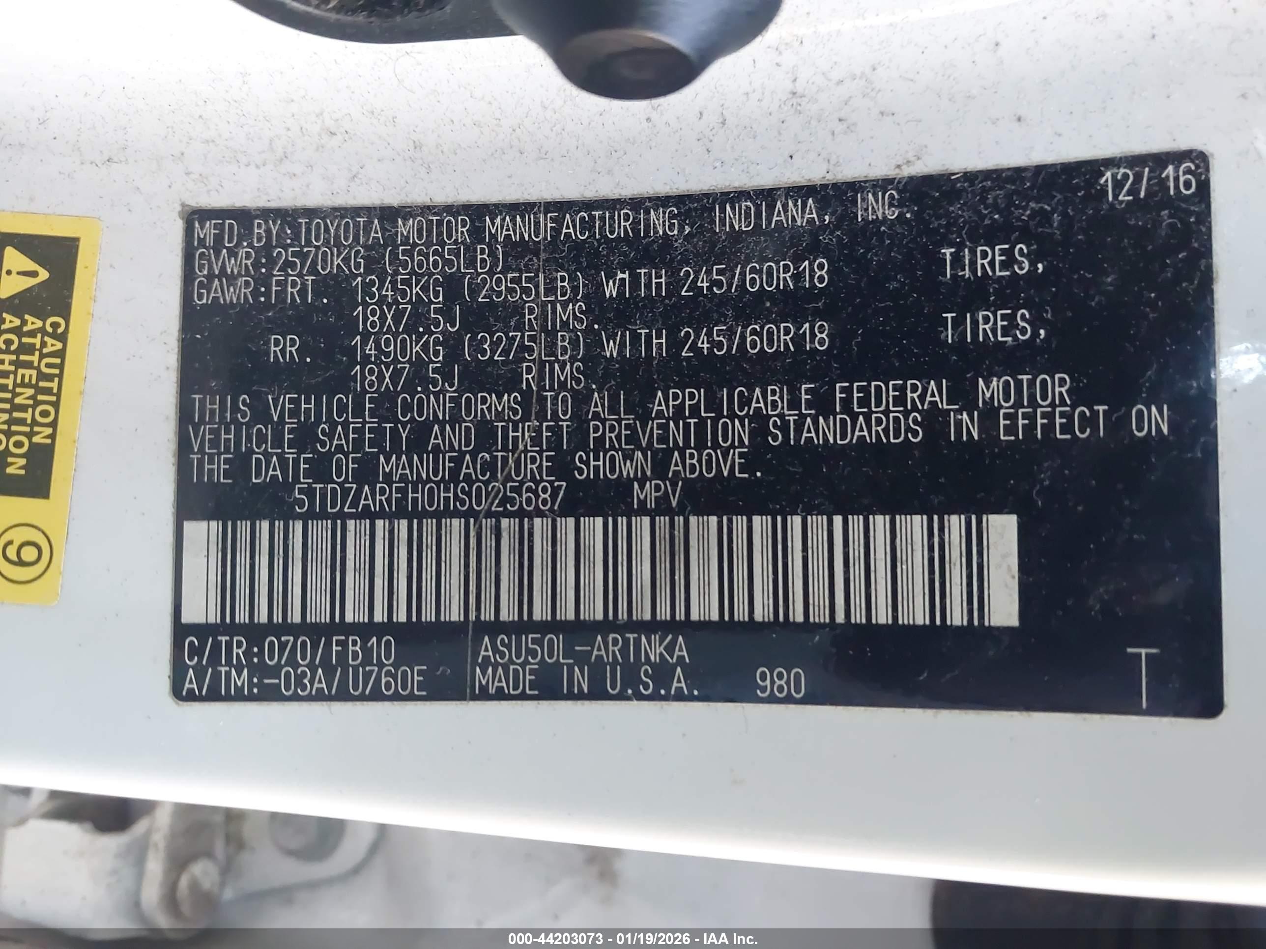 TOYOTA HIGHLANDER image 9