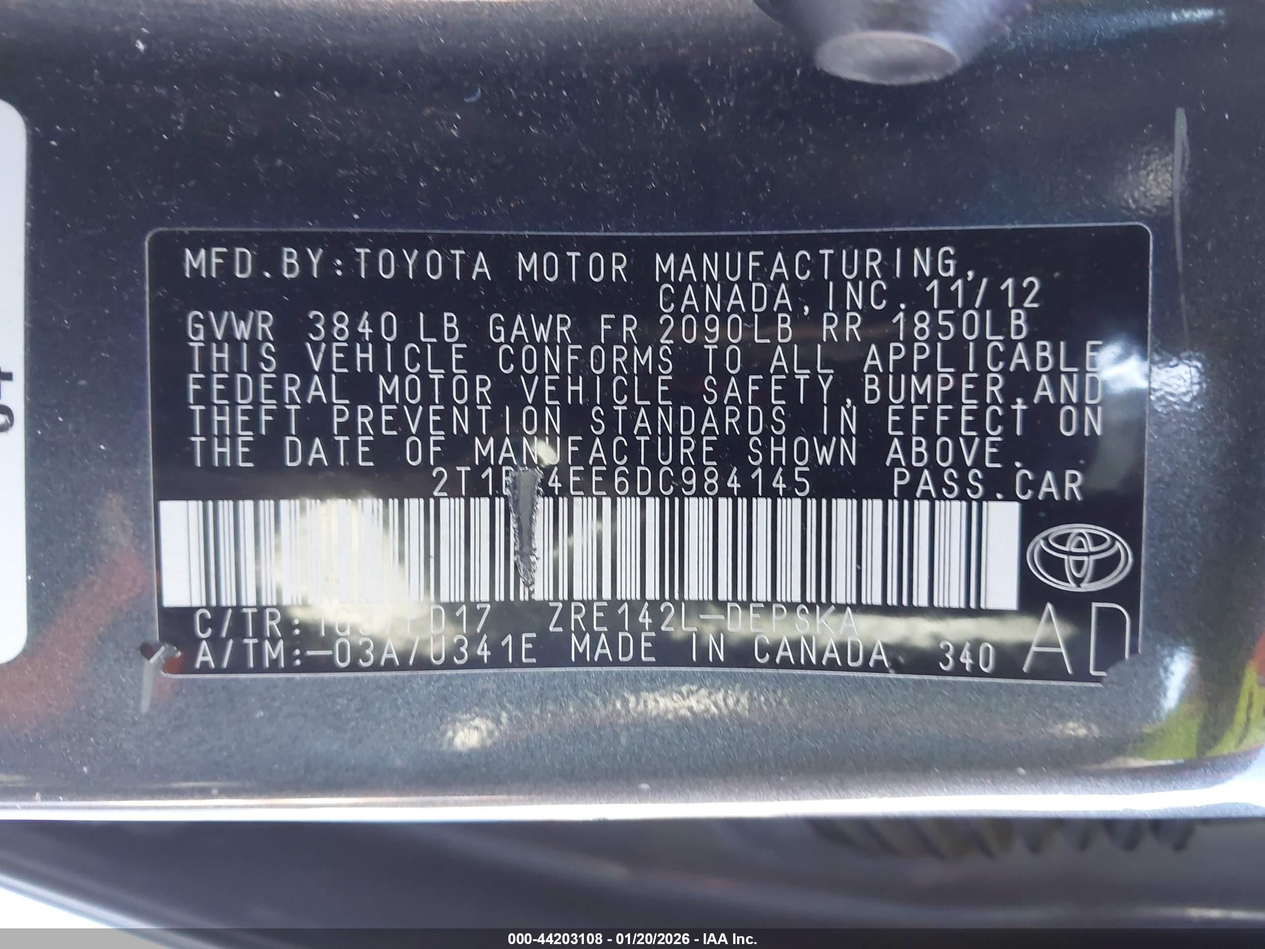 TOYOTA COROLLA image 9