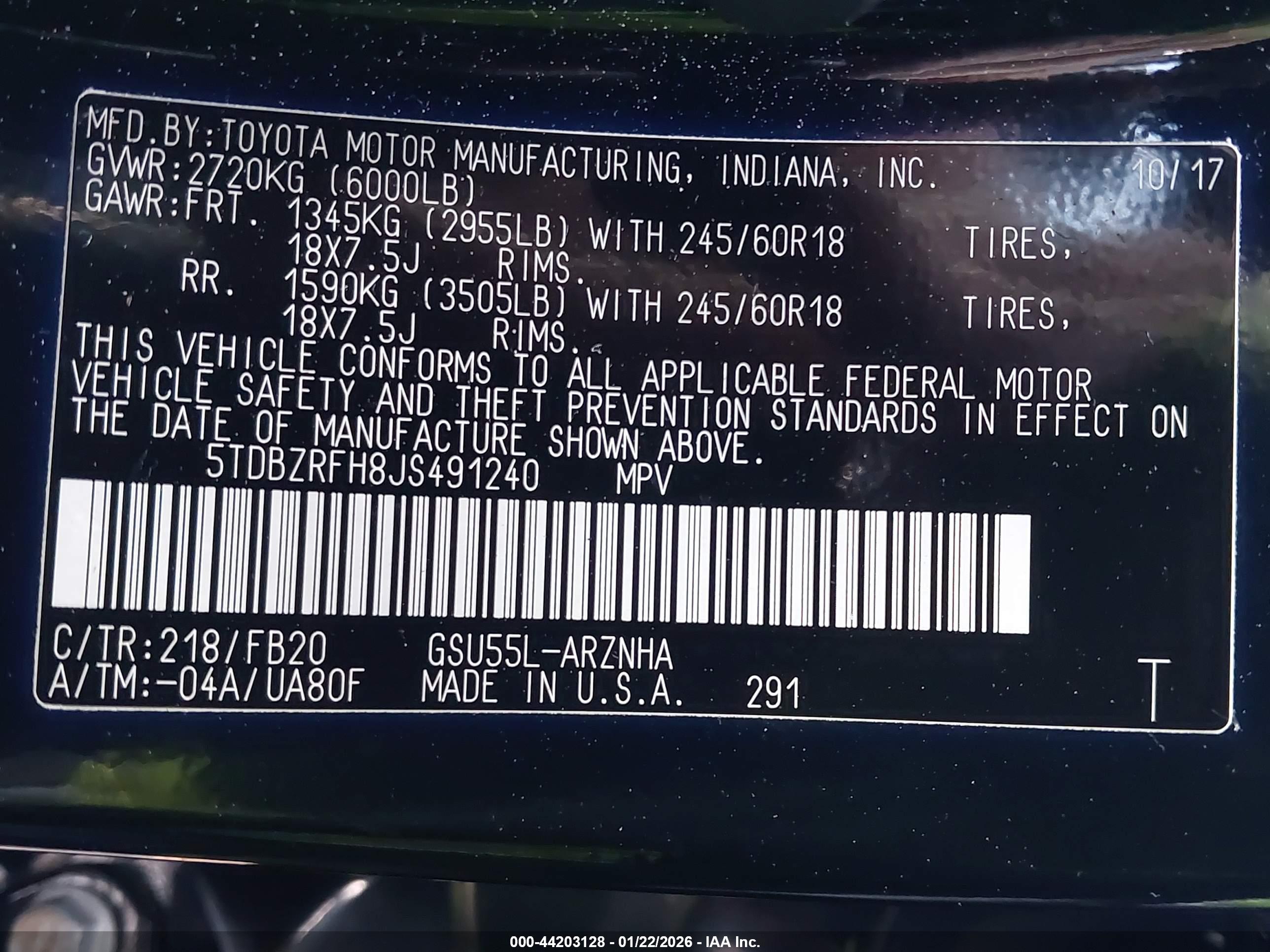 TOYOTA HIGHLANDER image 9