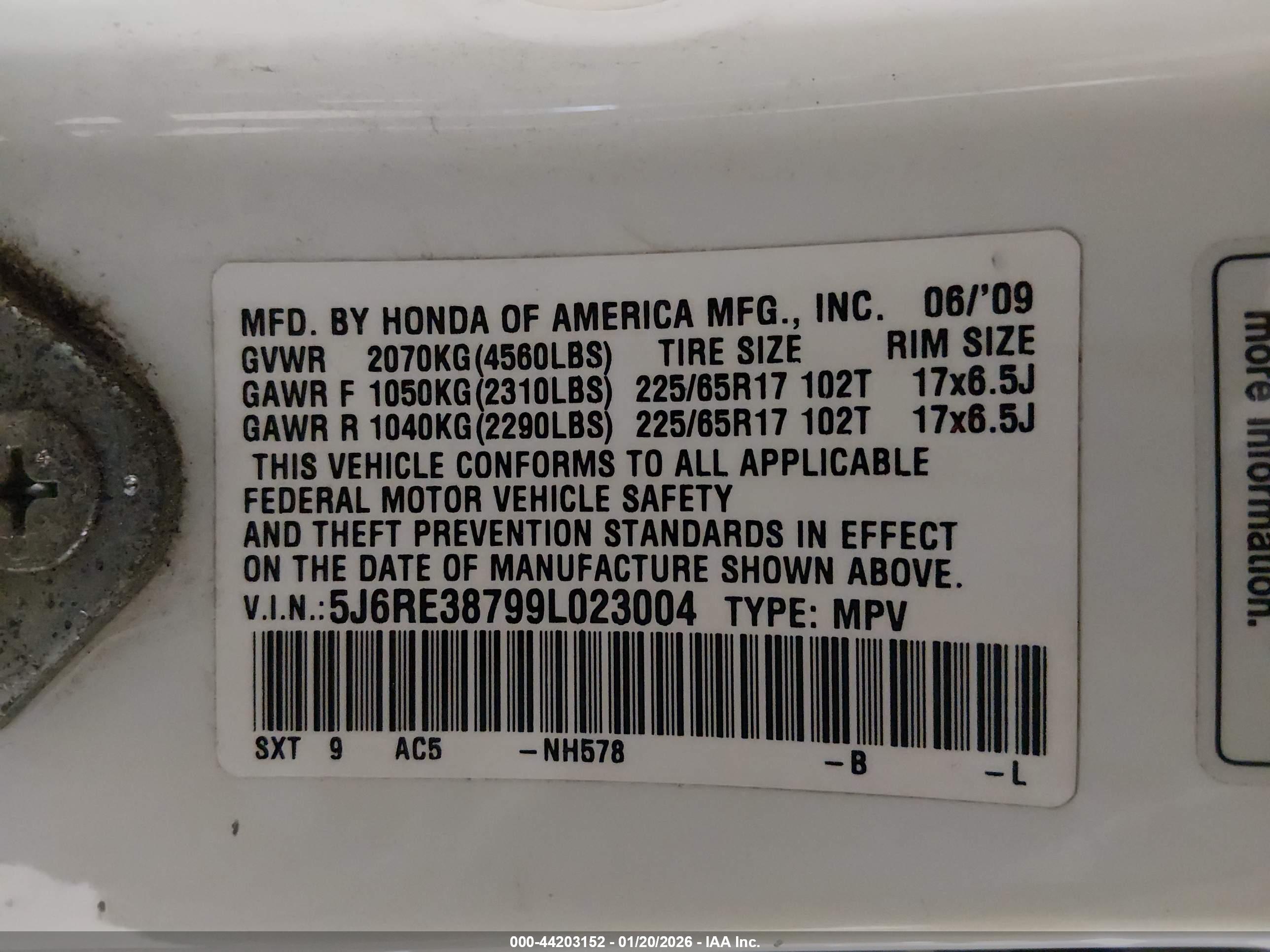 HONDA CR-V image 9