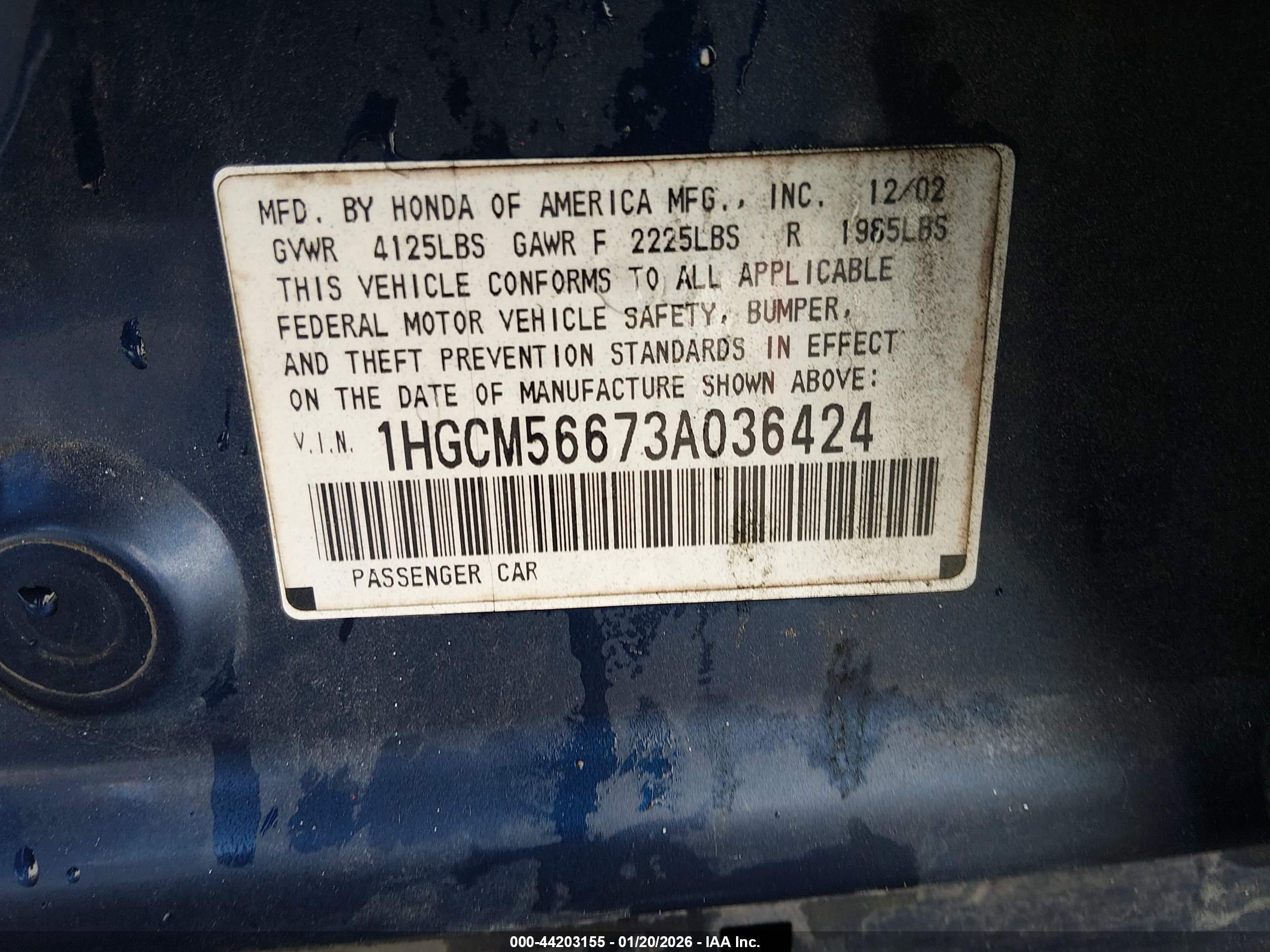 HONDA ACCORD image 9