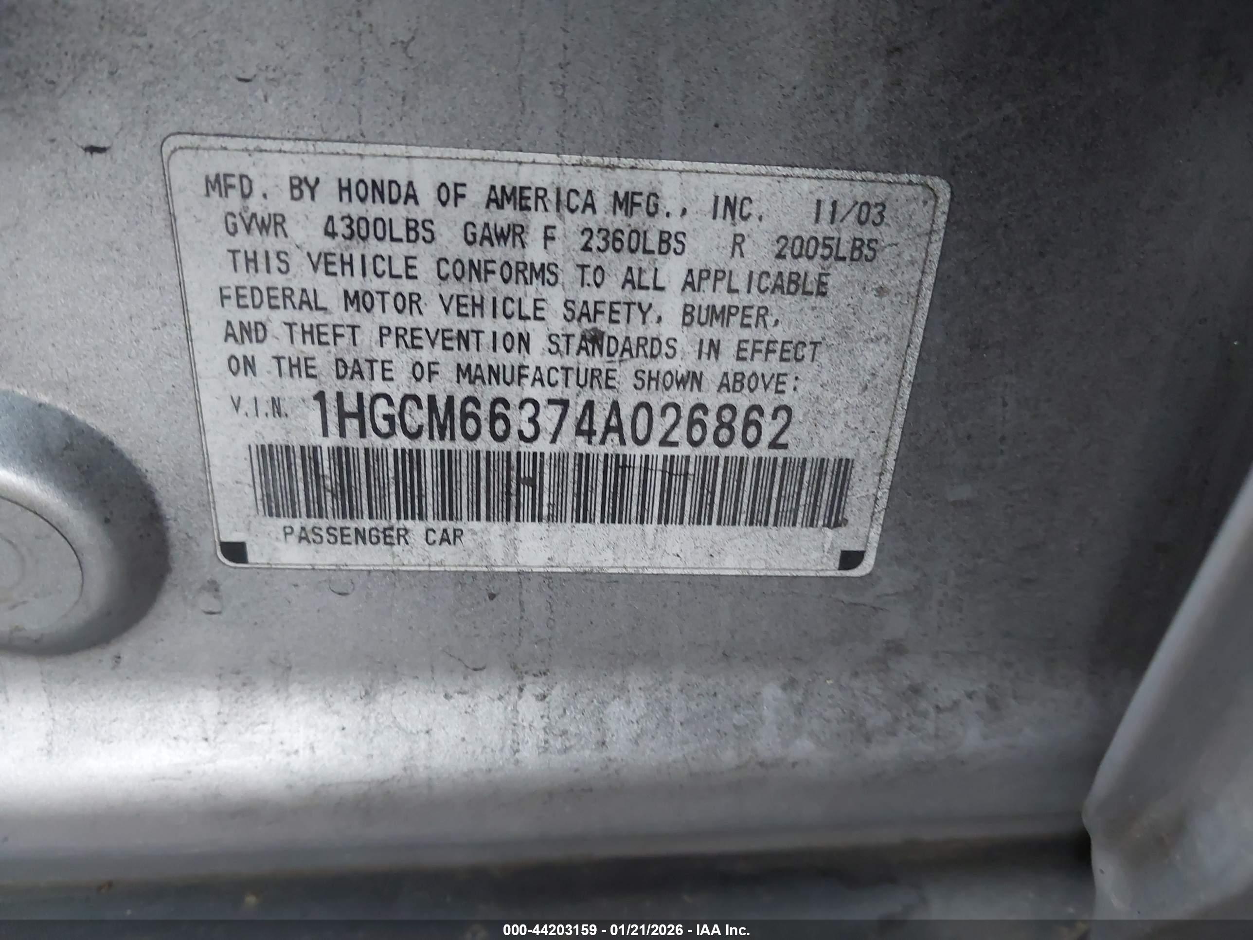 HONDA ACCORD image 9