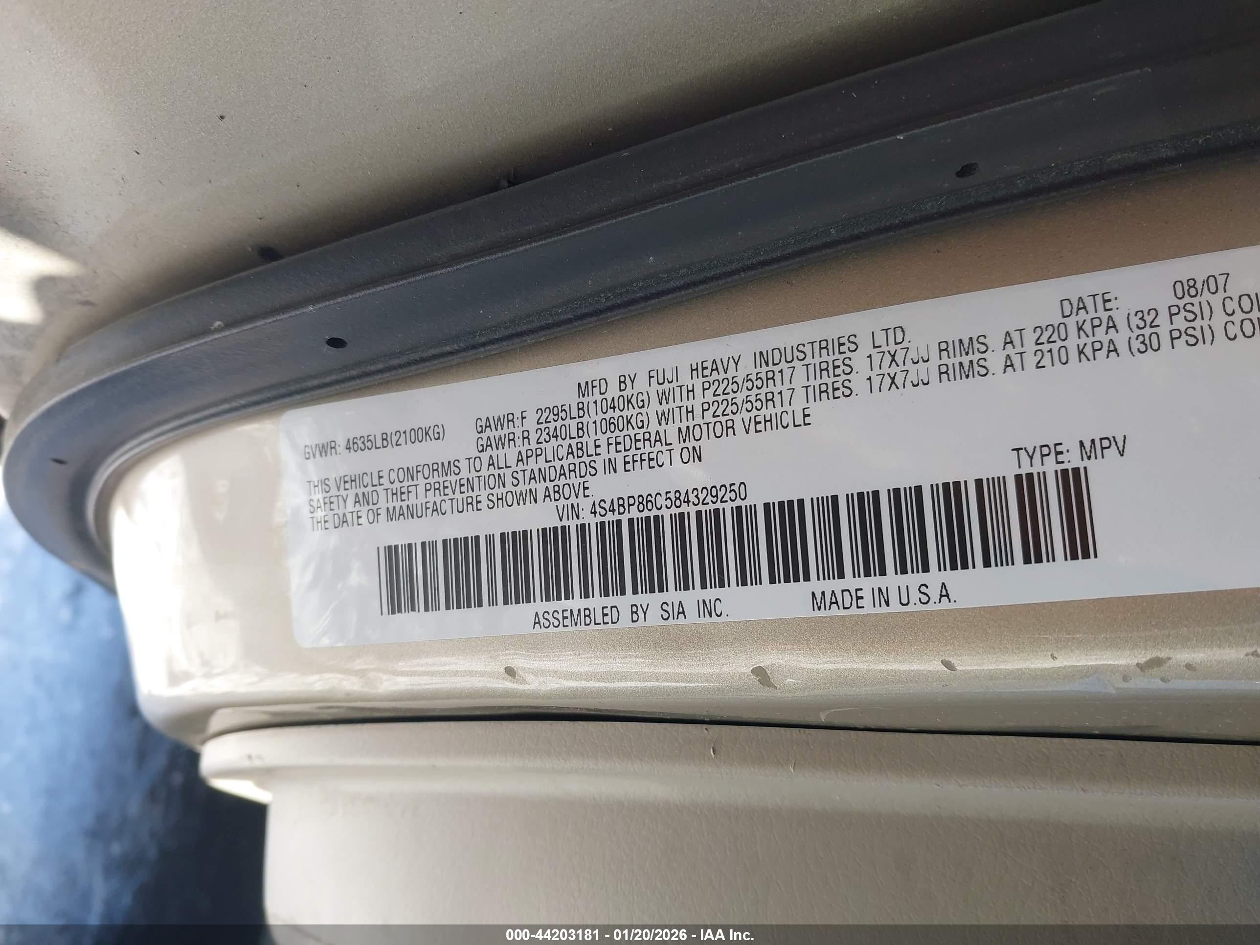 SUBARU OUTBACK image 9