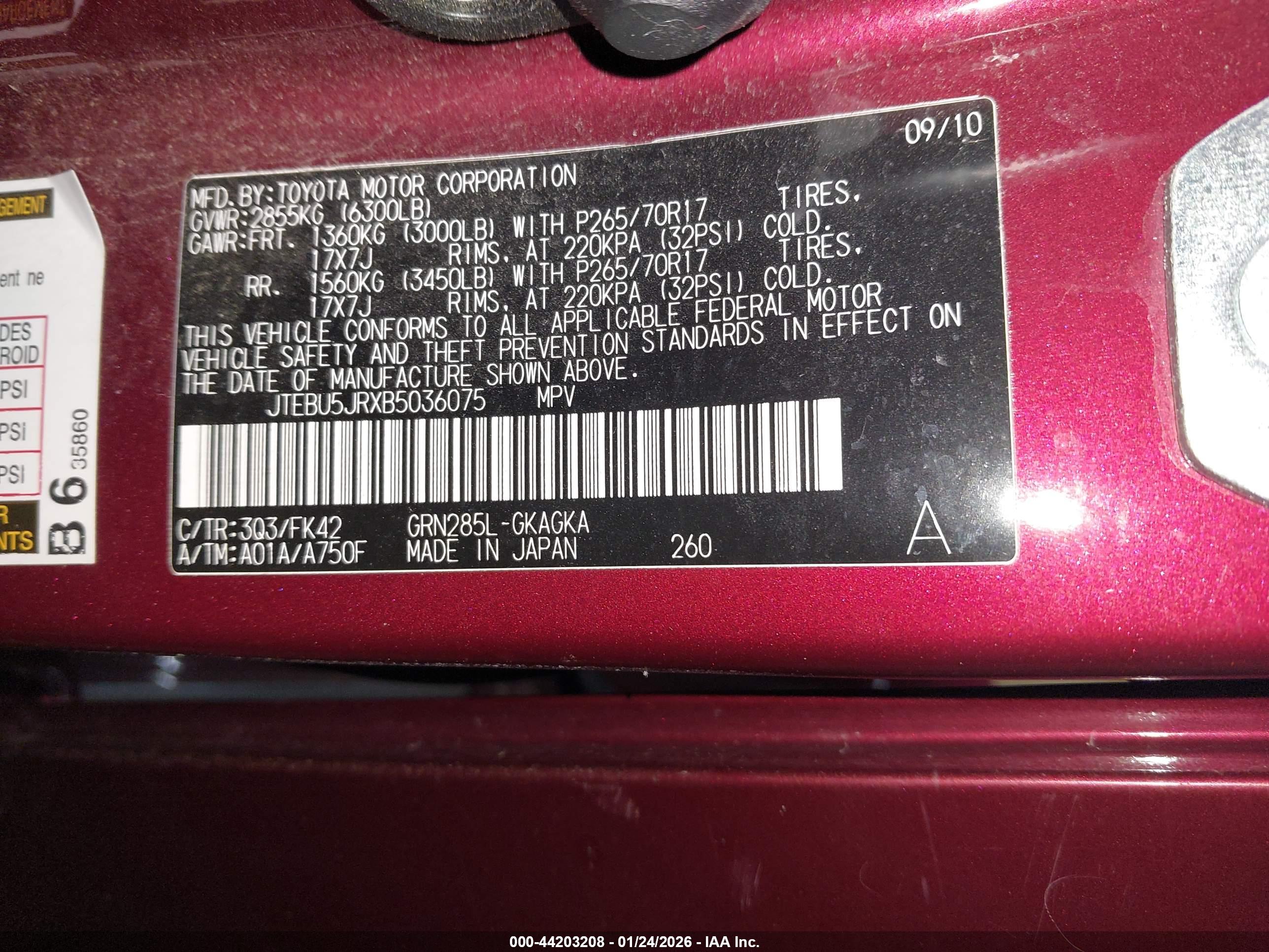 TOYOTA 4RUNNER image 9