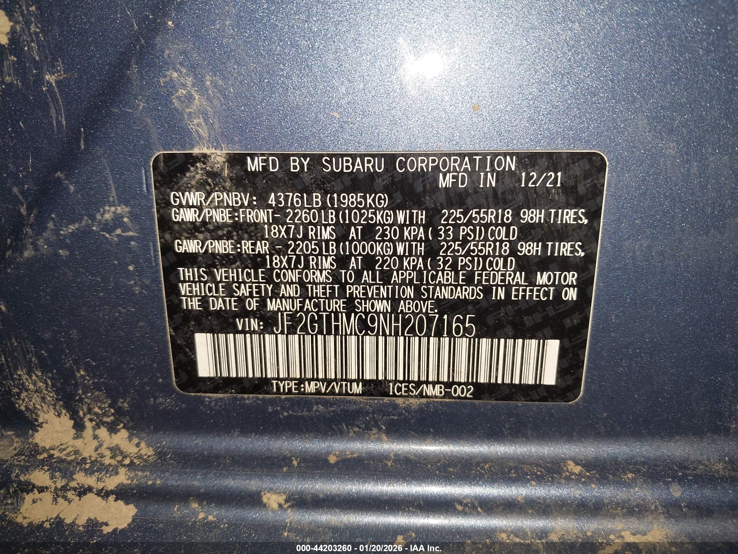 SUBARU CROSSTREK image 9