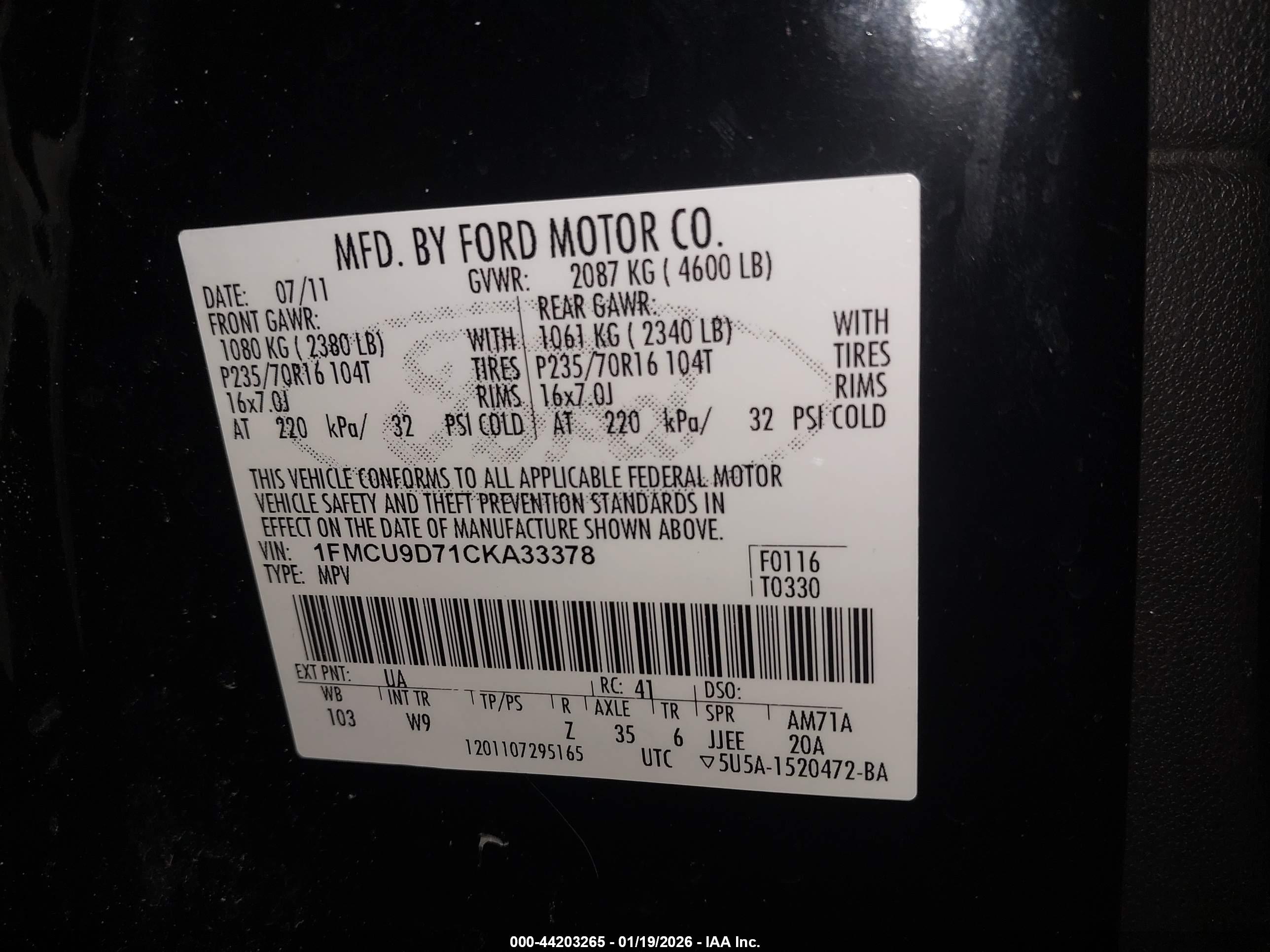 FORD ESCAPE image 9