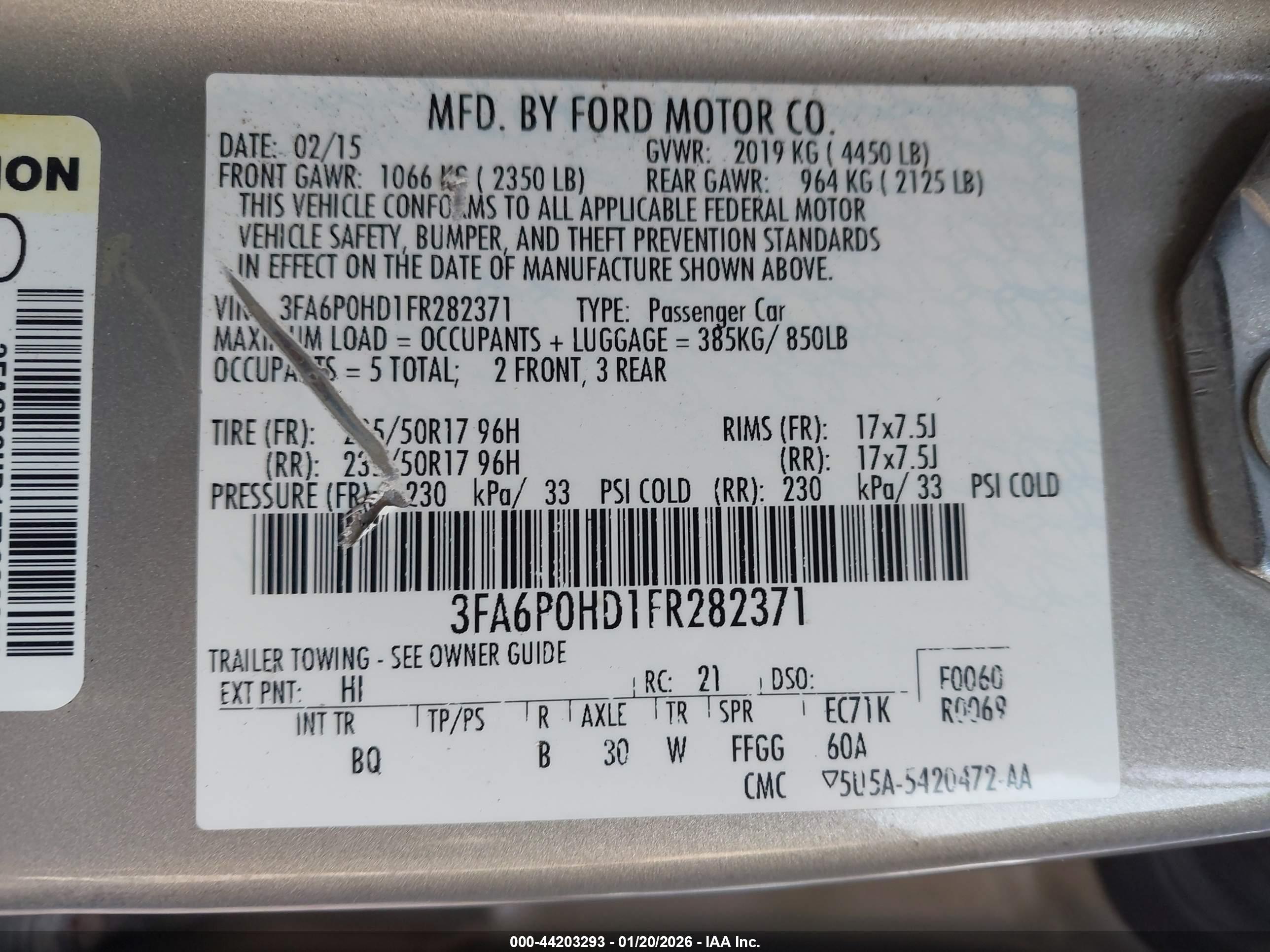 FORD FUSION image 9