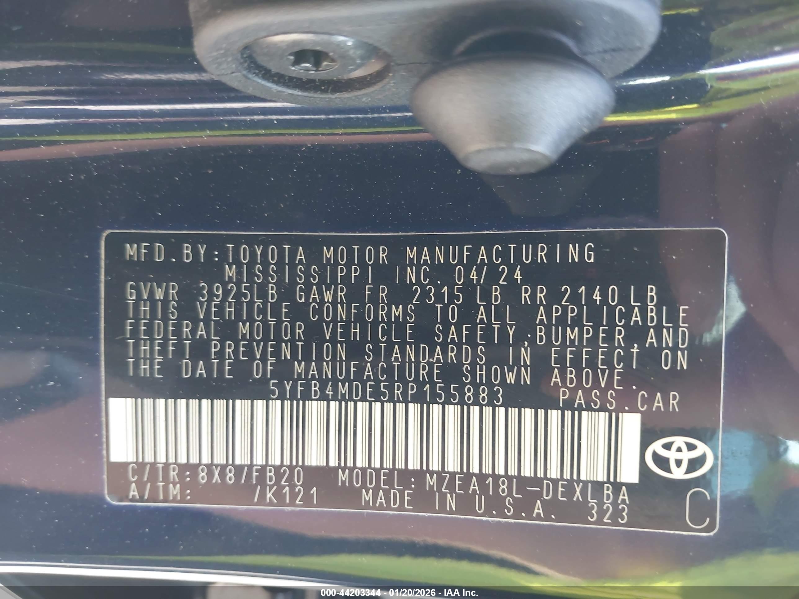 TOYOTA COROLLA image 9