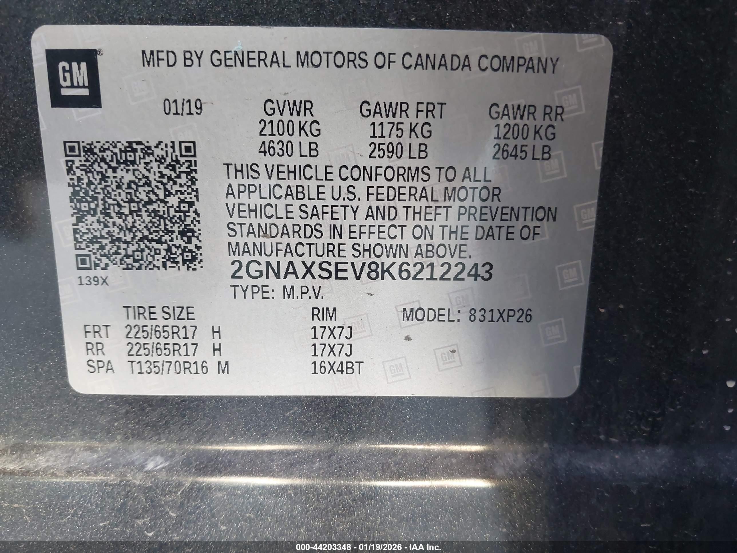 CHEVROLET EQUINOX image 9