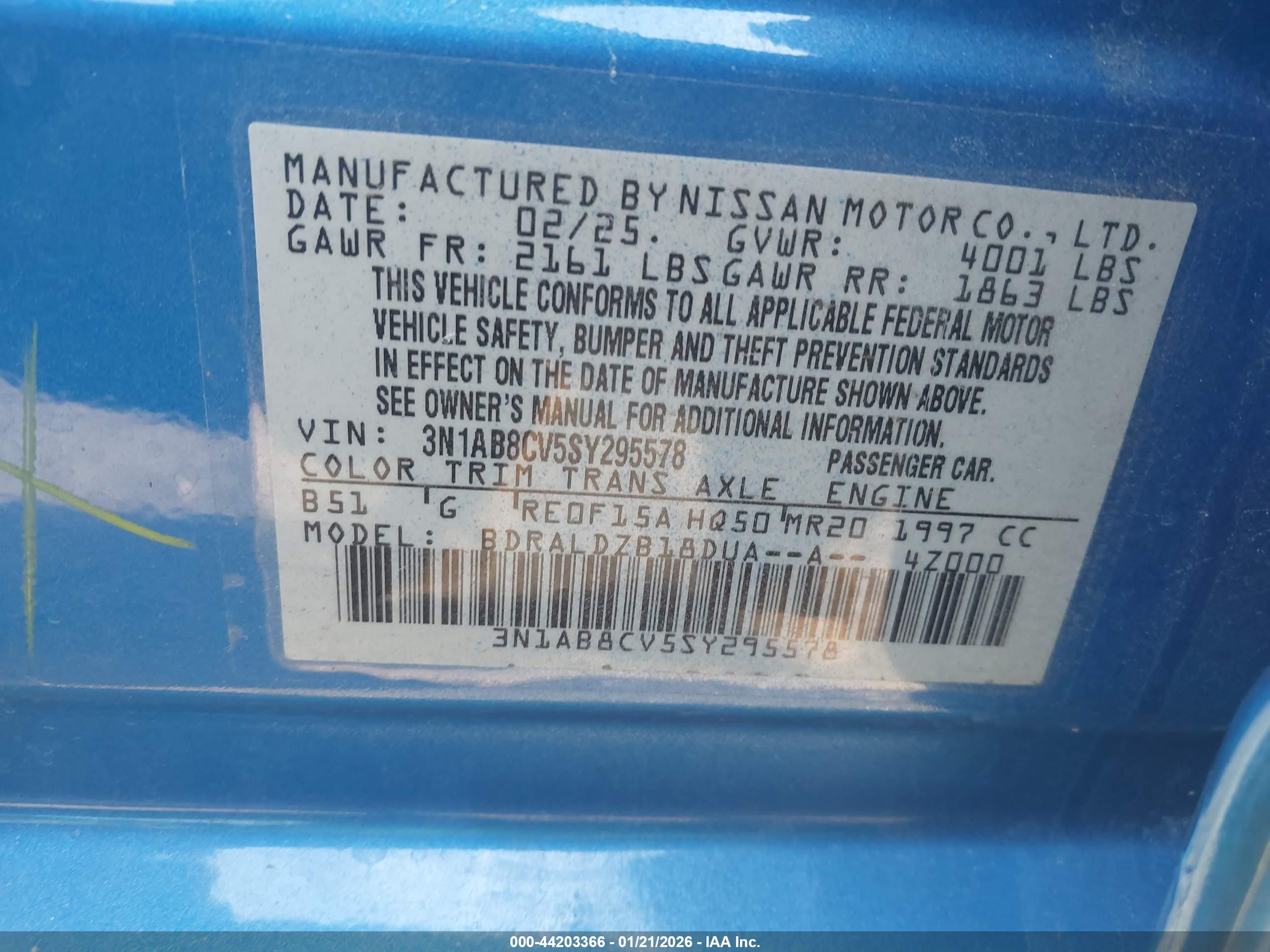 NISSAN SENTRA image 9
