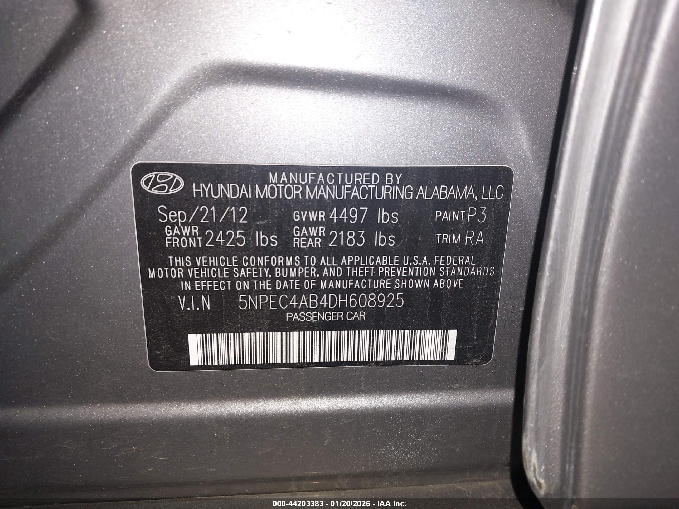 HYUNDAI SONATA image 9