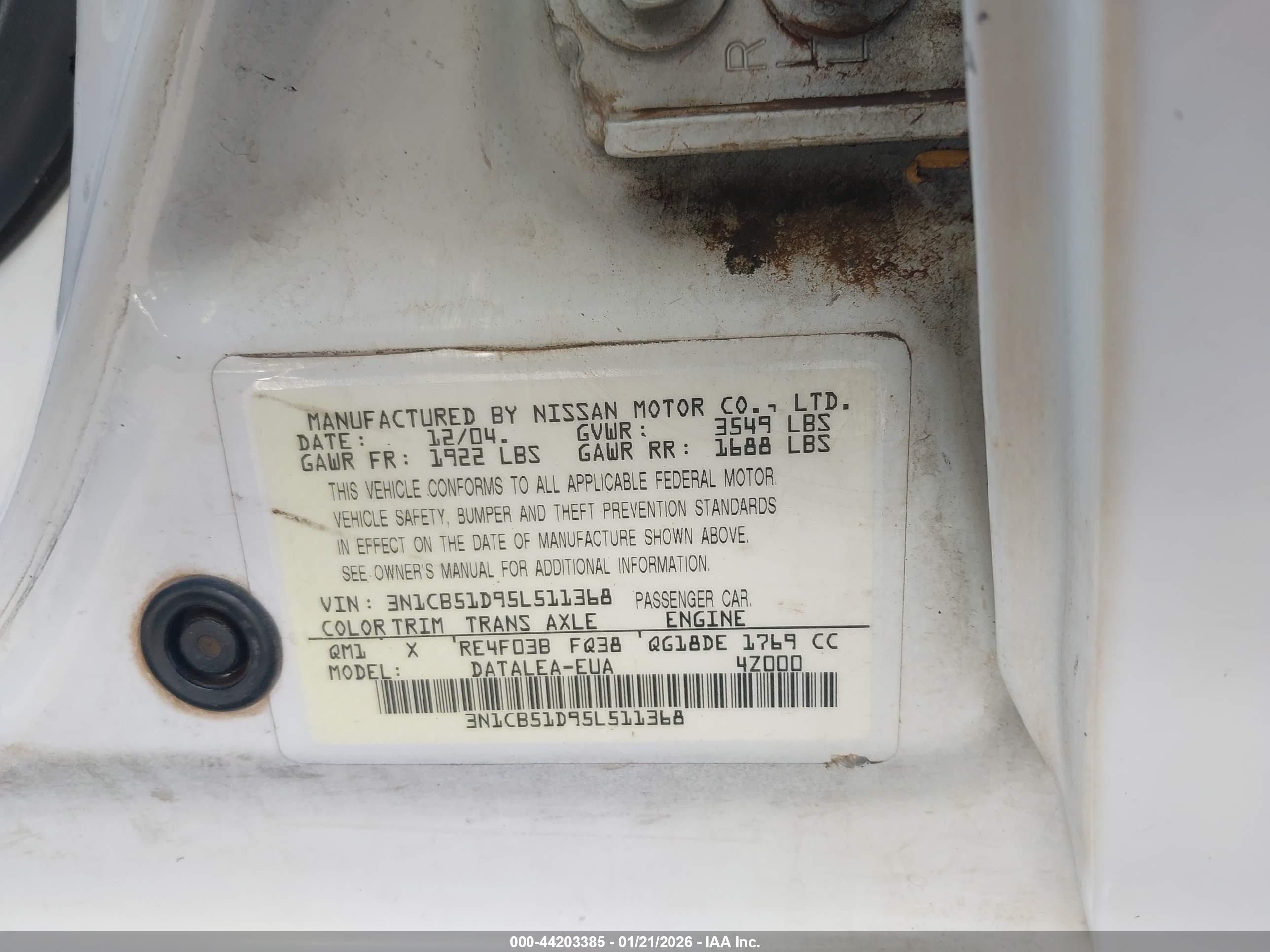 NISSAN SENTRA image 9