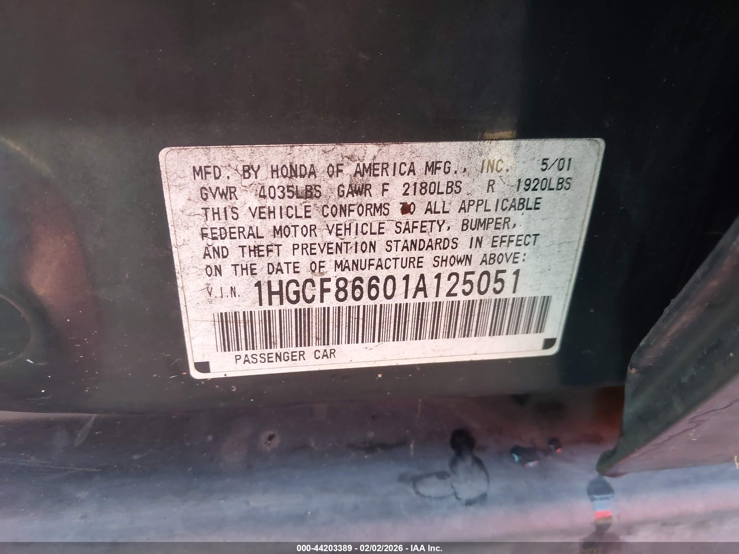 HONDA ACCORD image 9