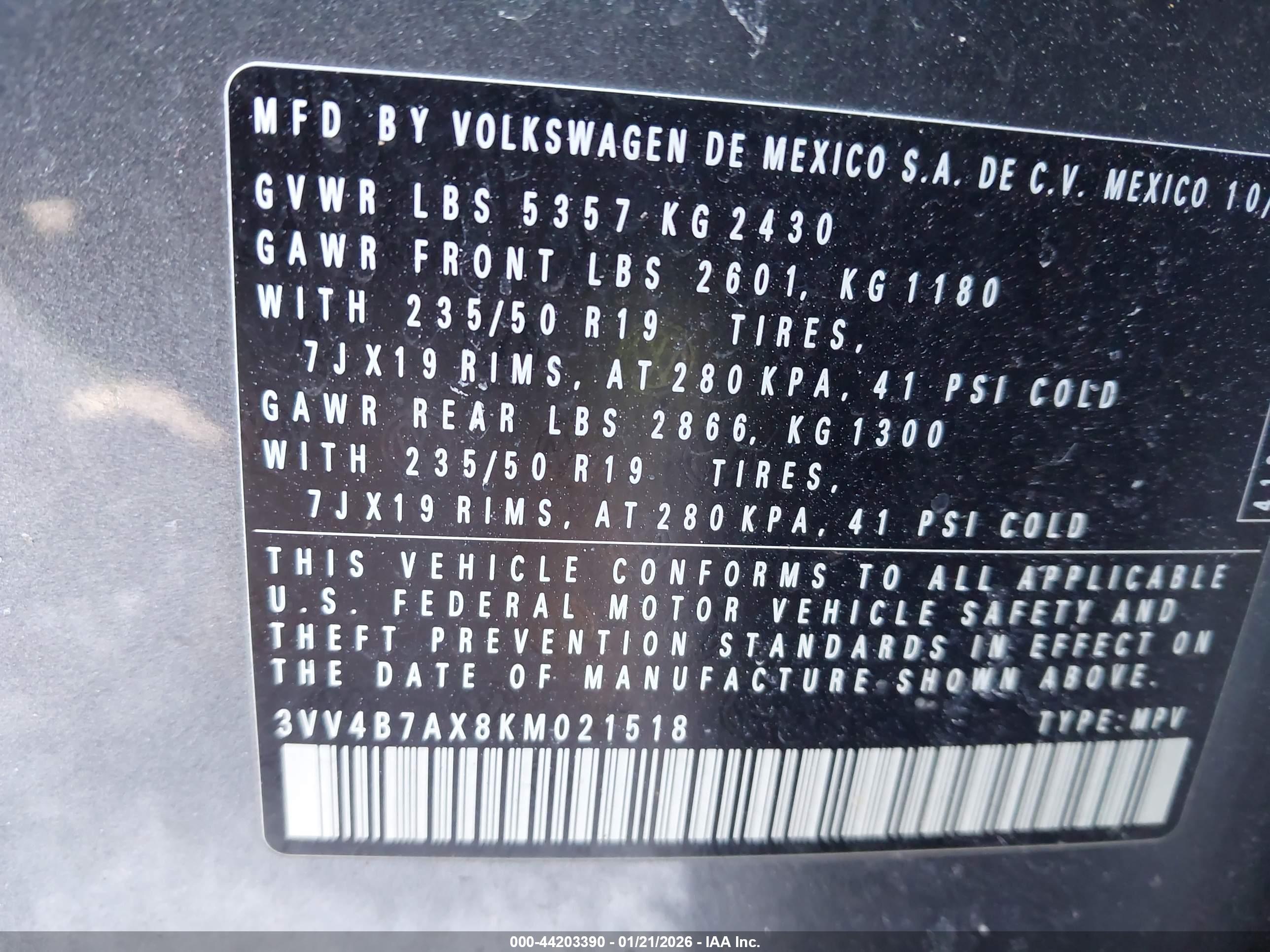 VOLKSWAGEN TIGUAN image 9