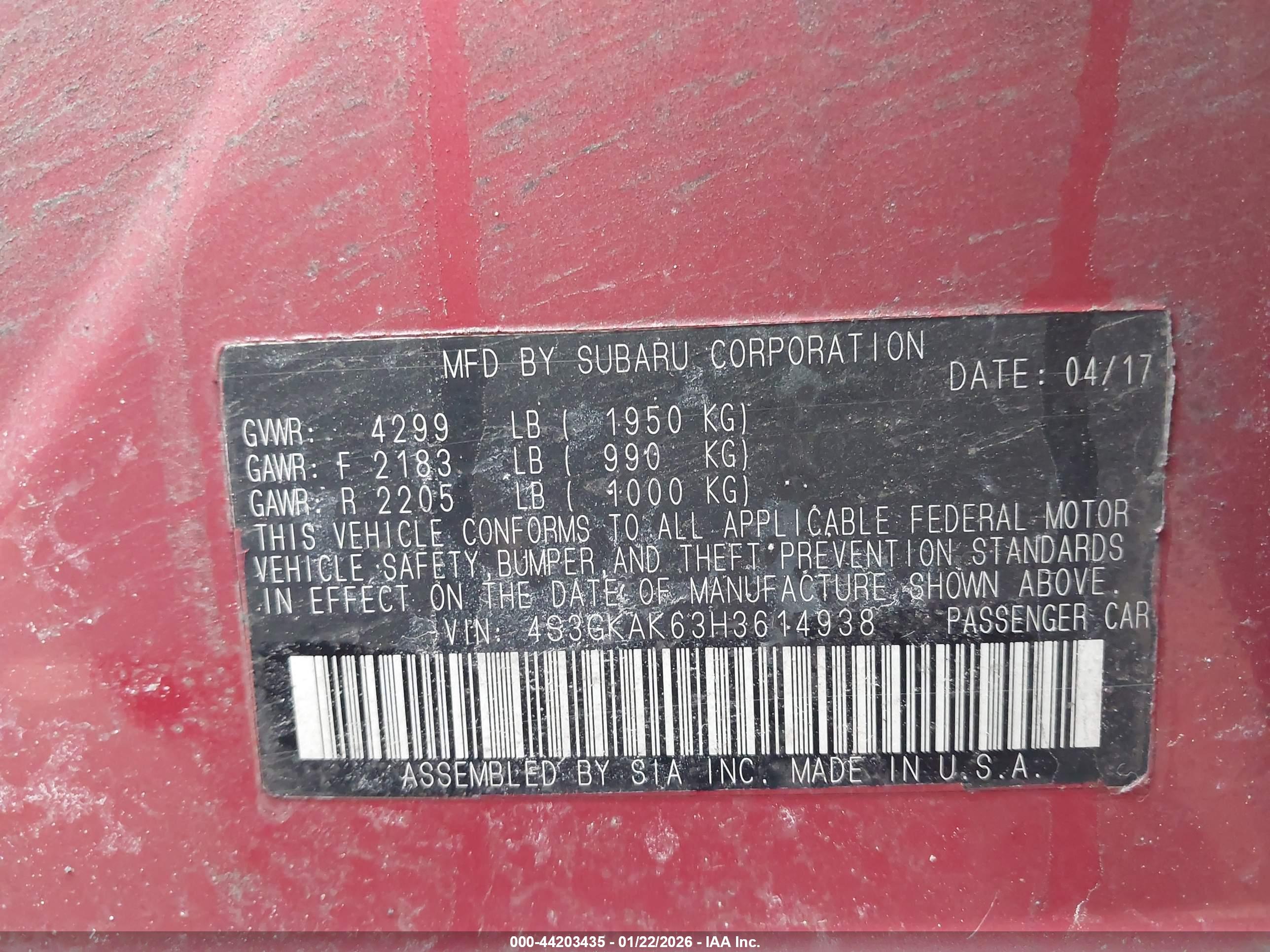 SUBARU IMPREZA image 9