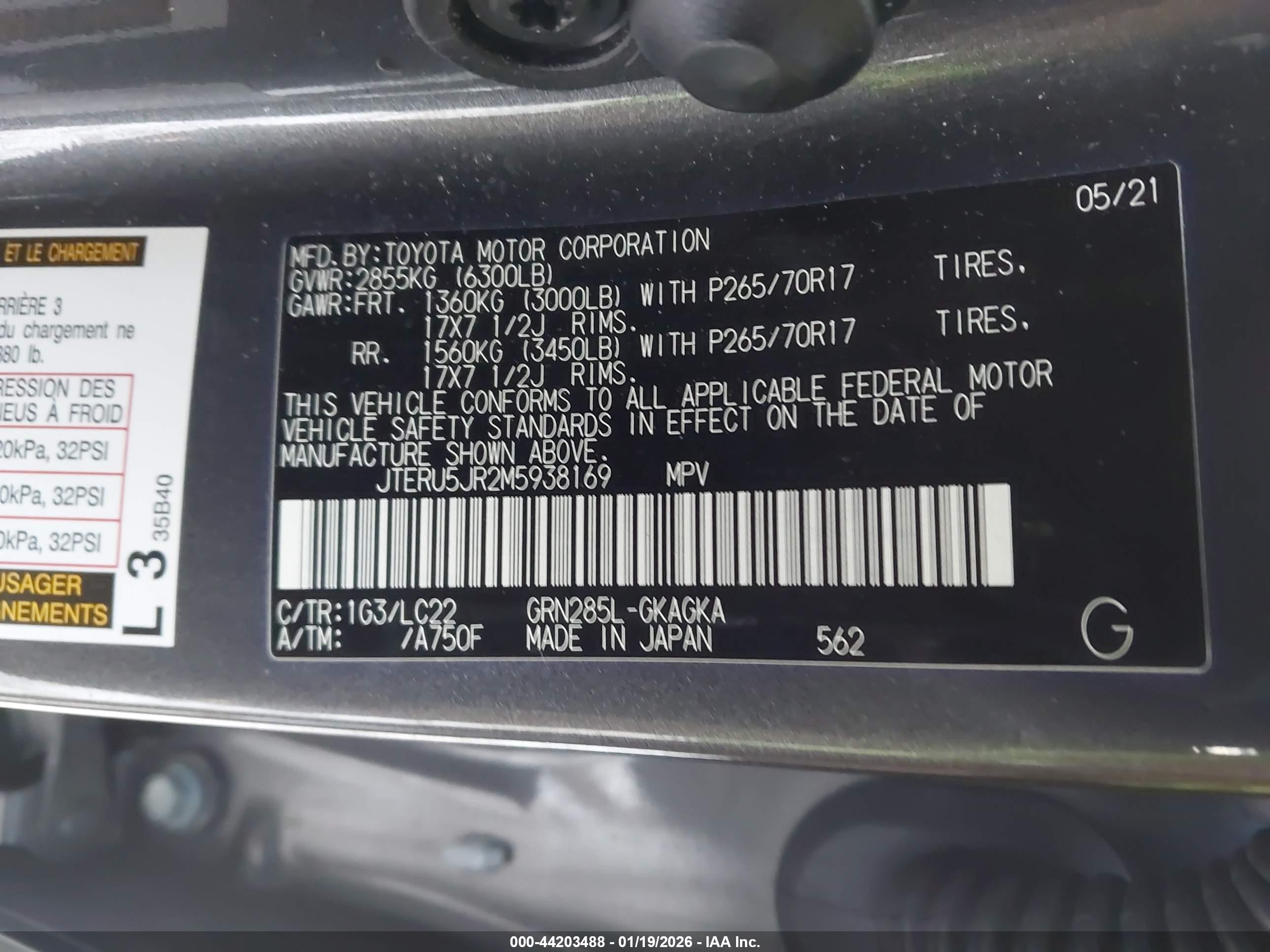 TOYOTA 4RUNNER image 9