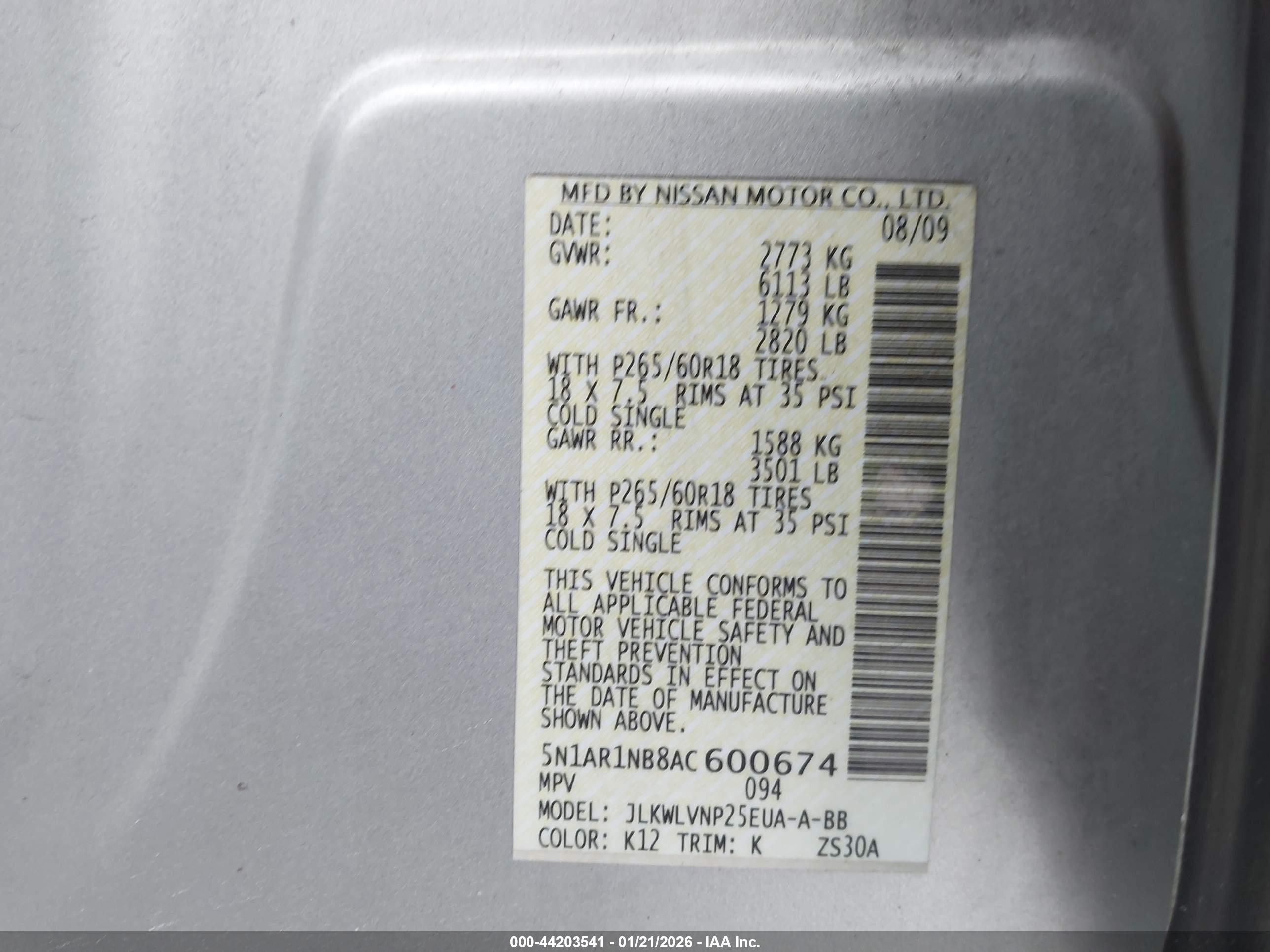 NISSAN PATHFINDER image 9