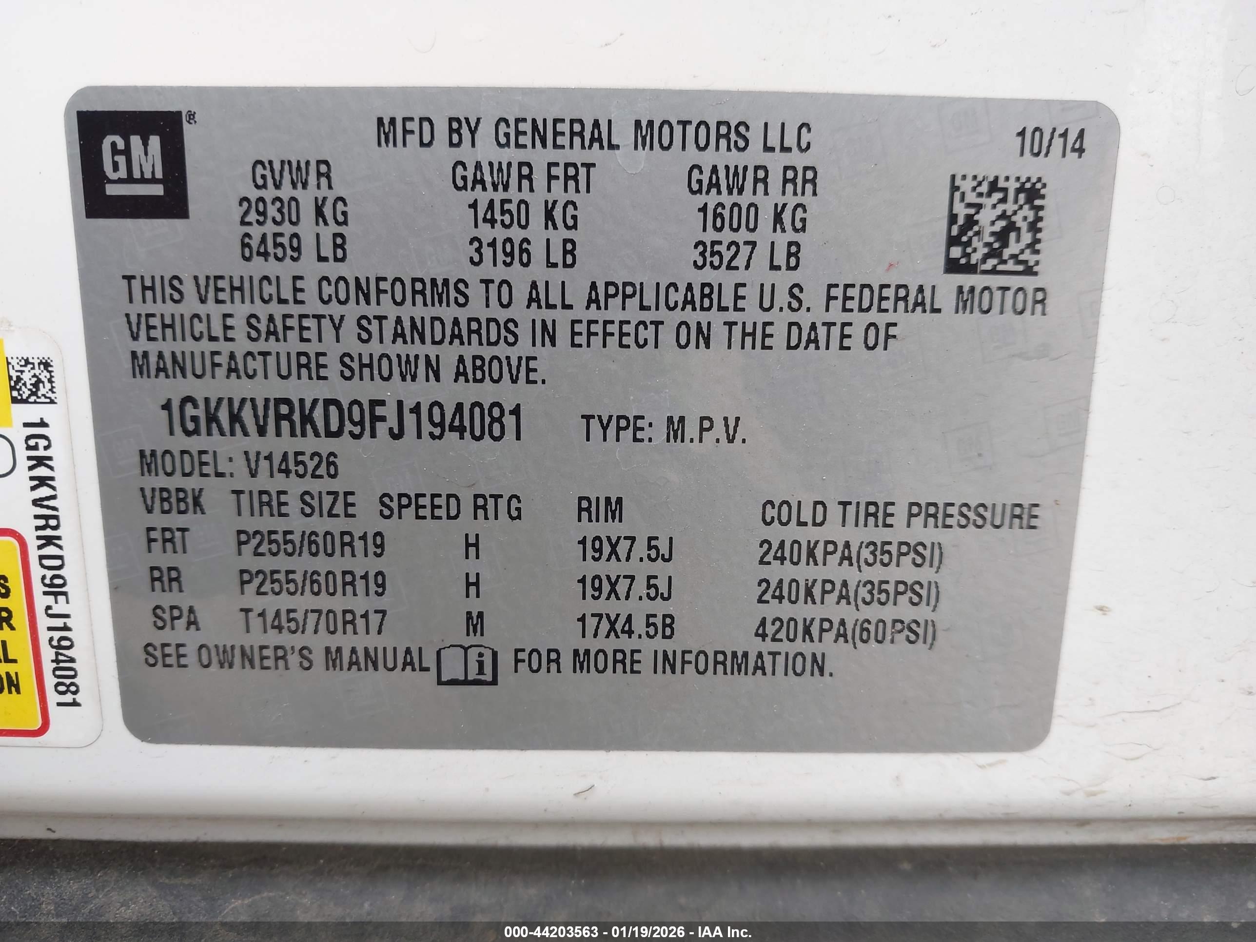 GMC ACADIA image 9