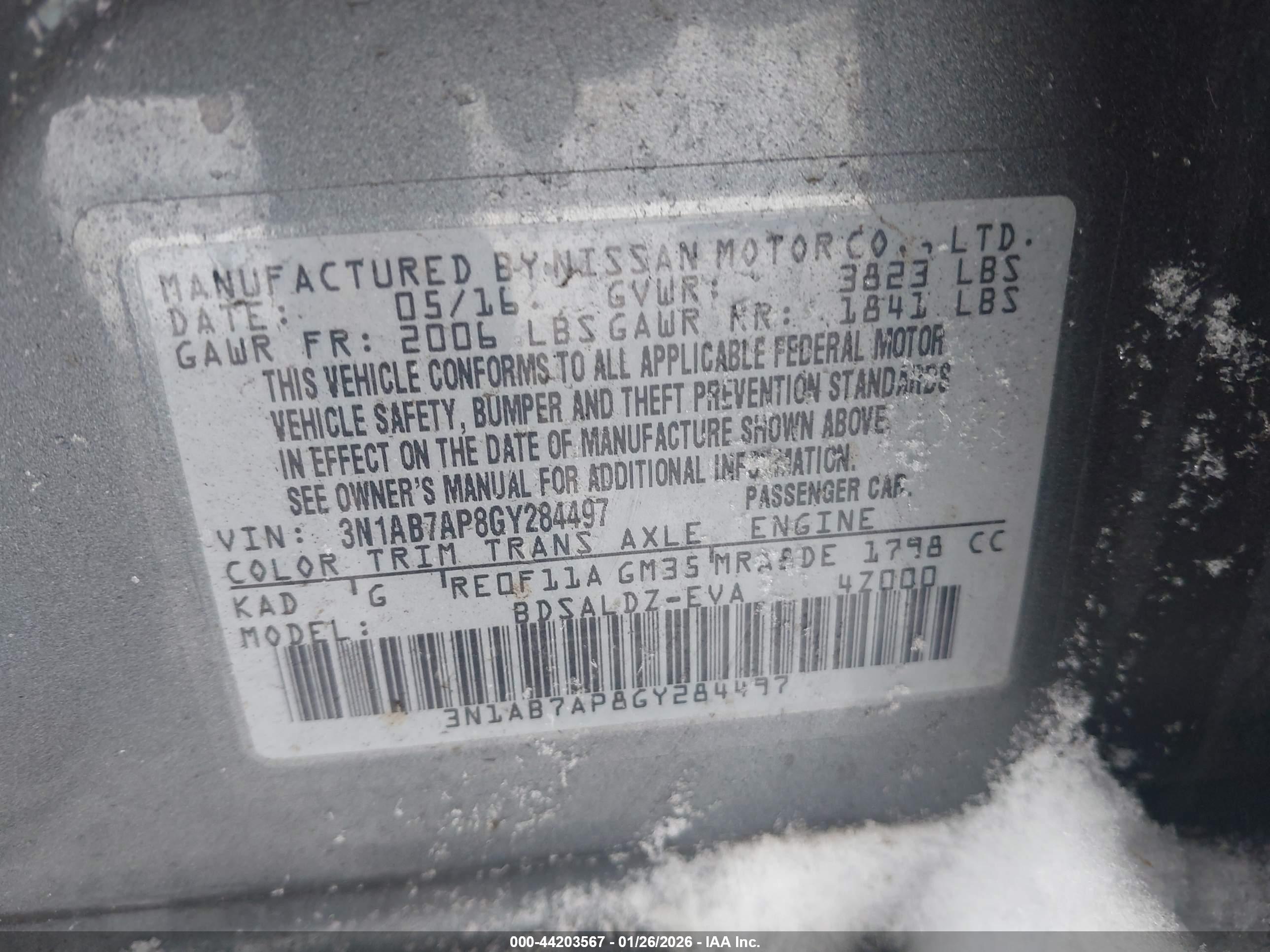 NISSAN SENTRA image 9