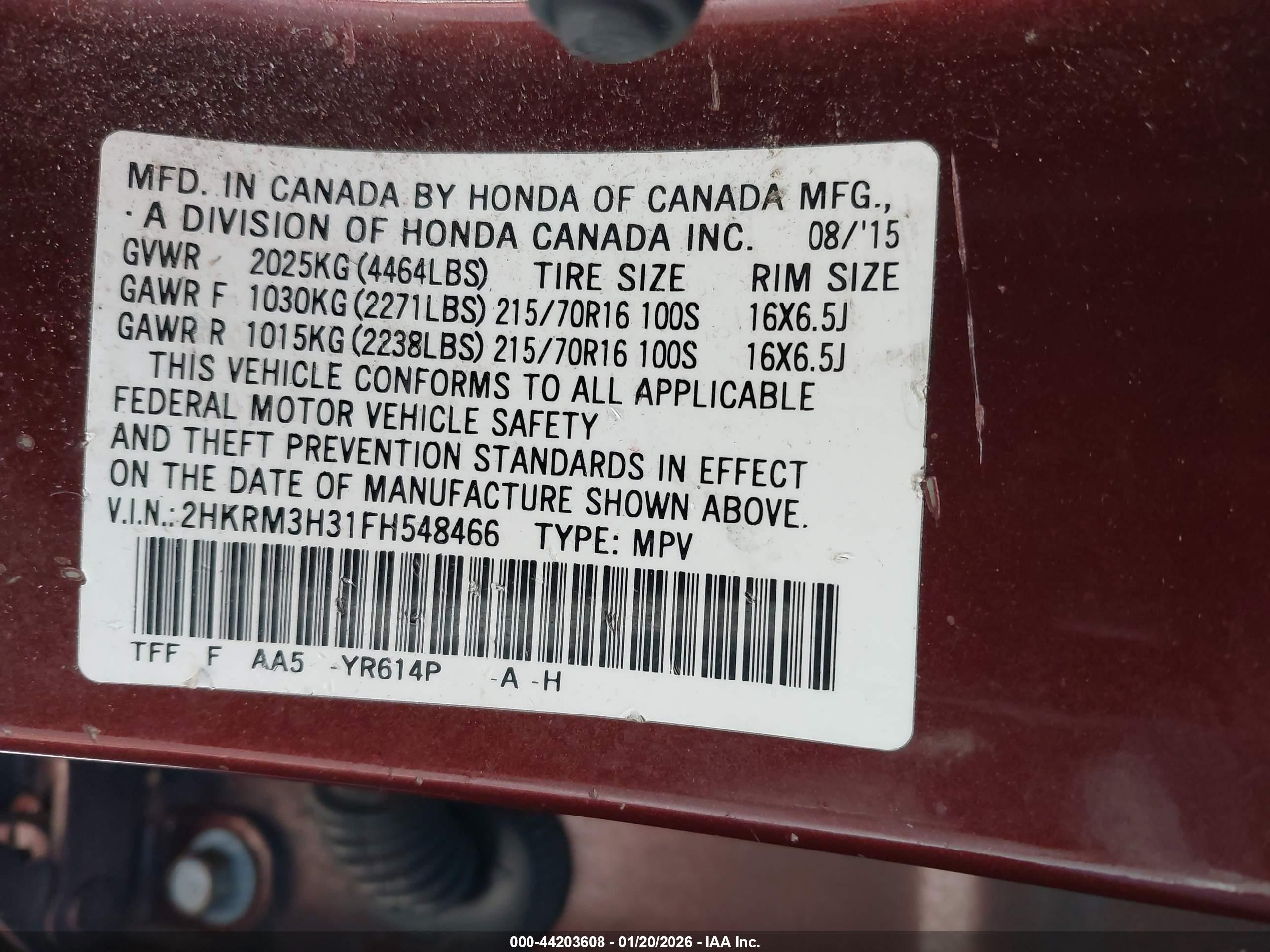 HONDA CR-V image 9