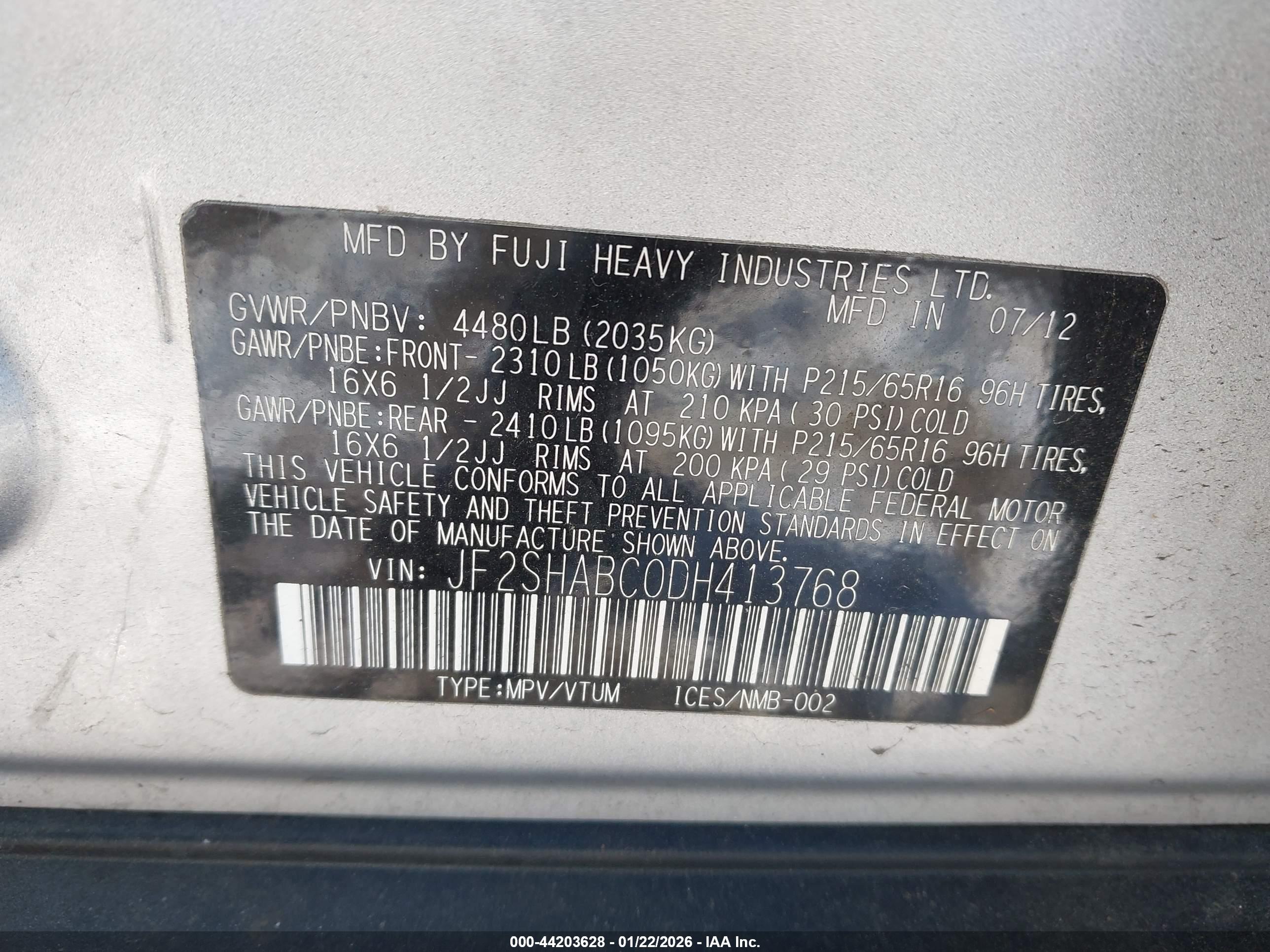 SUBARU FORESTER image 9