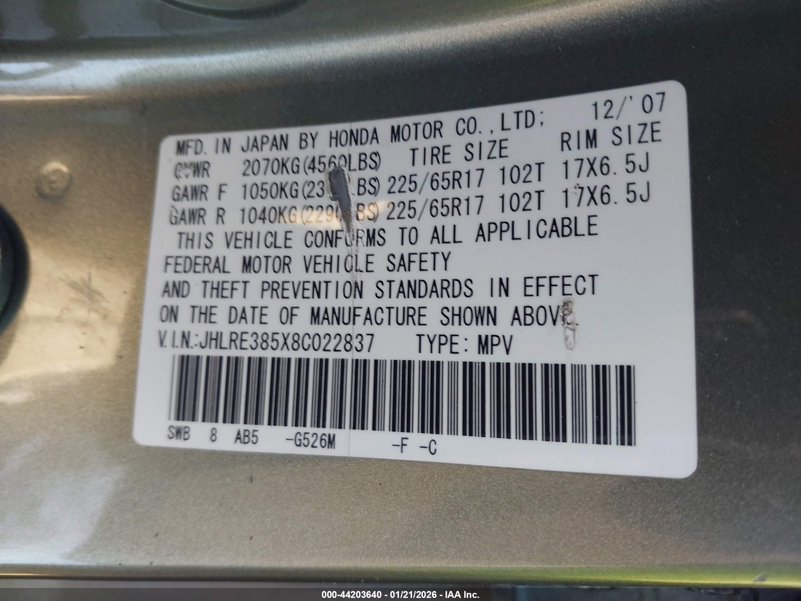 HONDA CR-V image 9