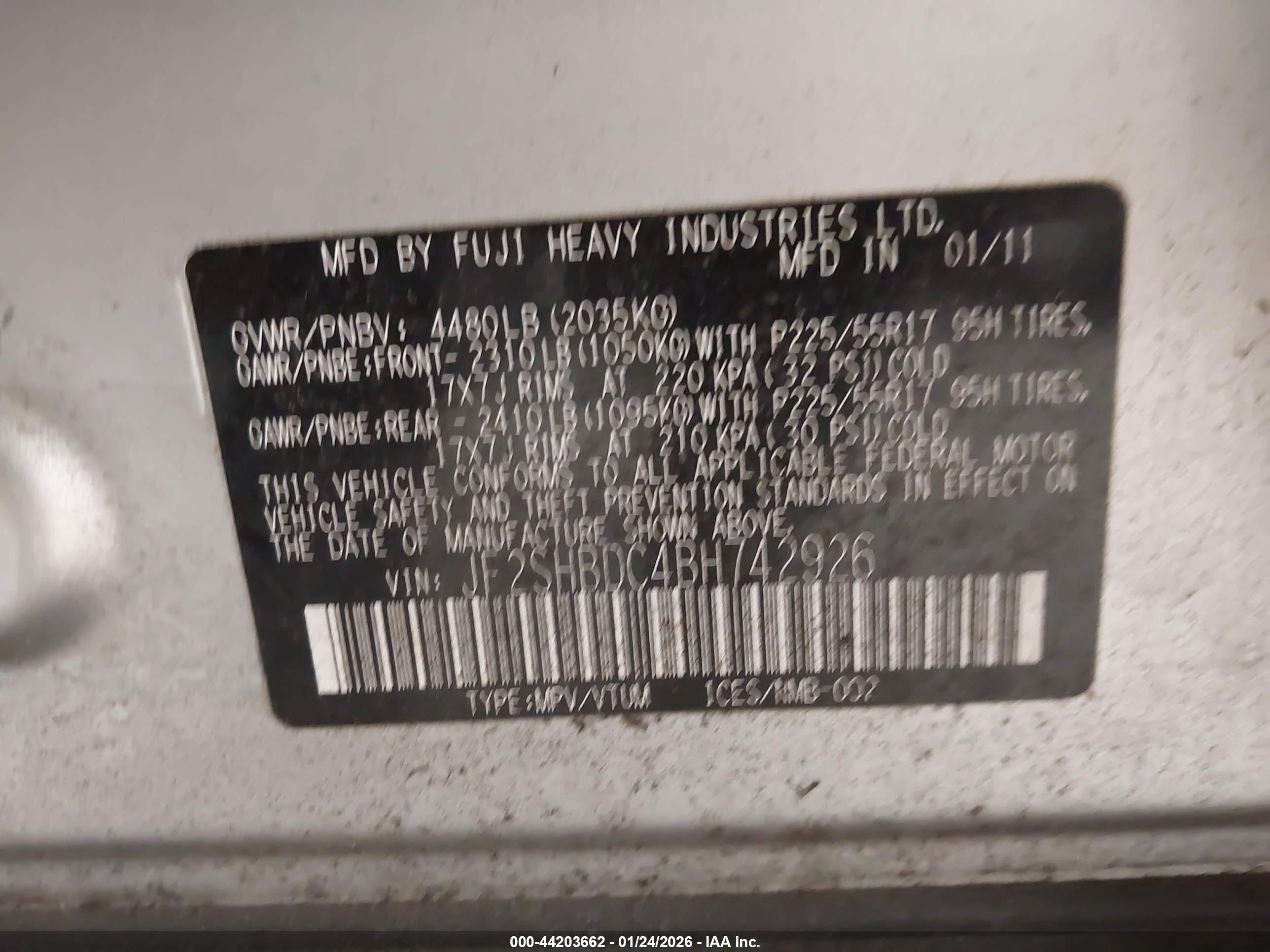 SUBARU FORESTER image 9