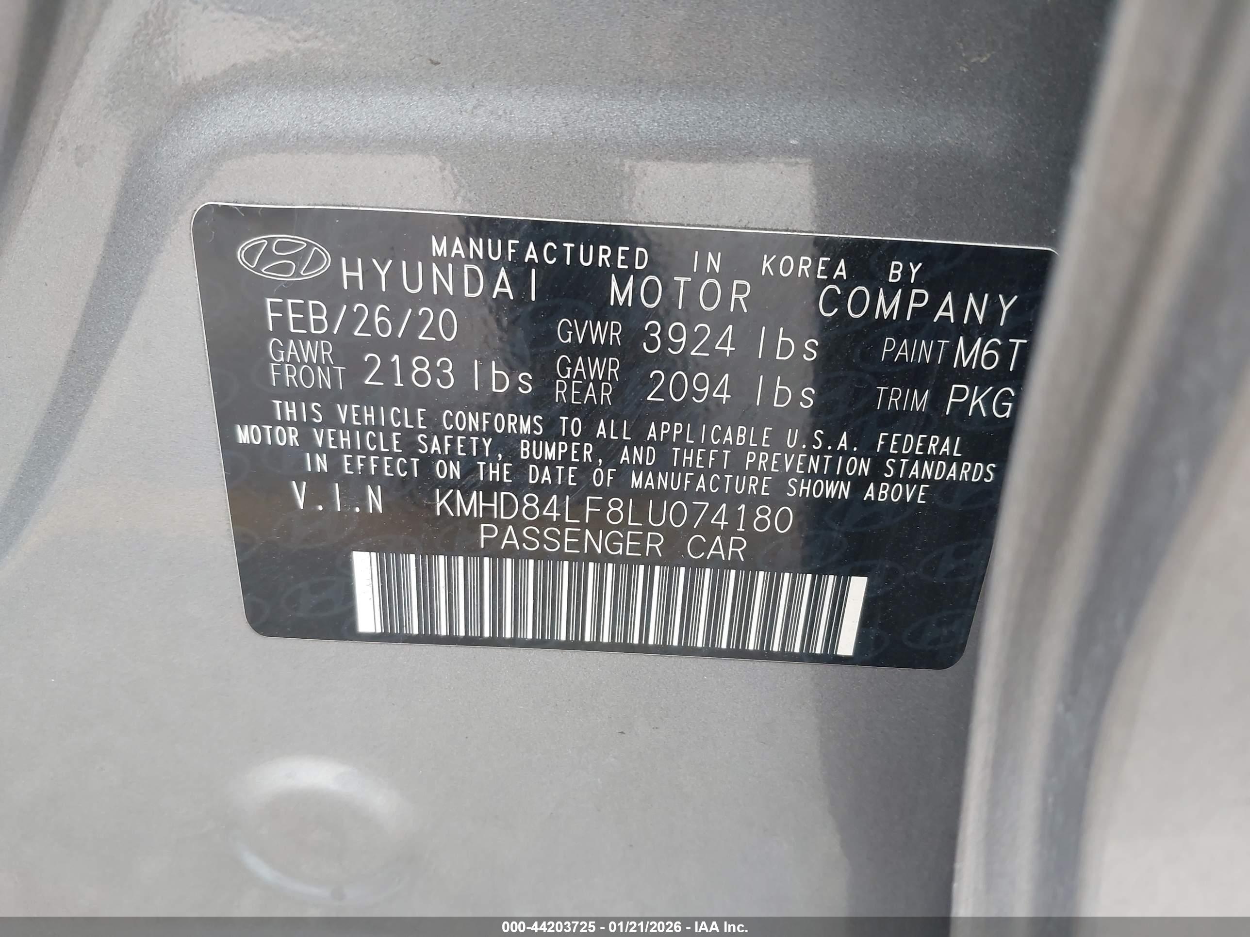 HYUNDAI ELANTRA image 9
