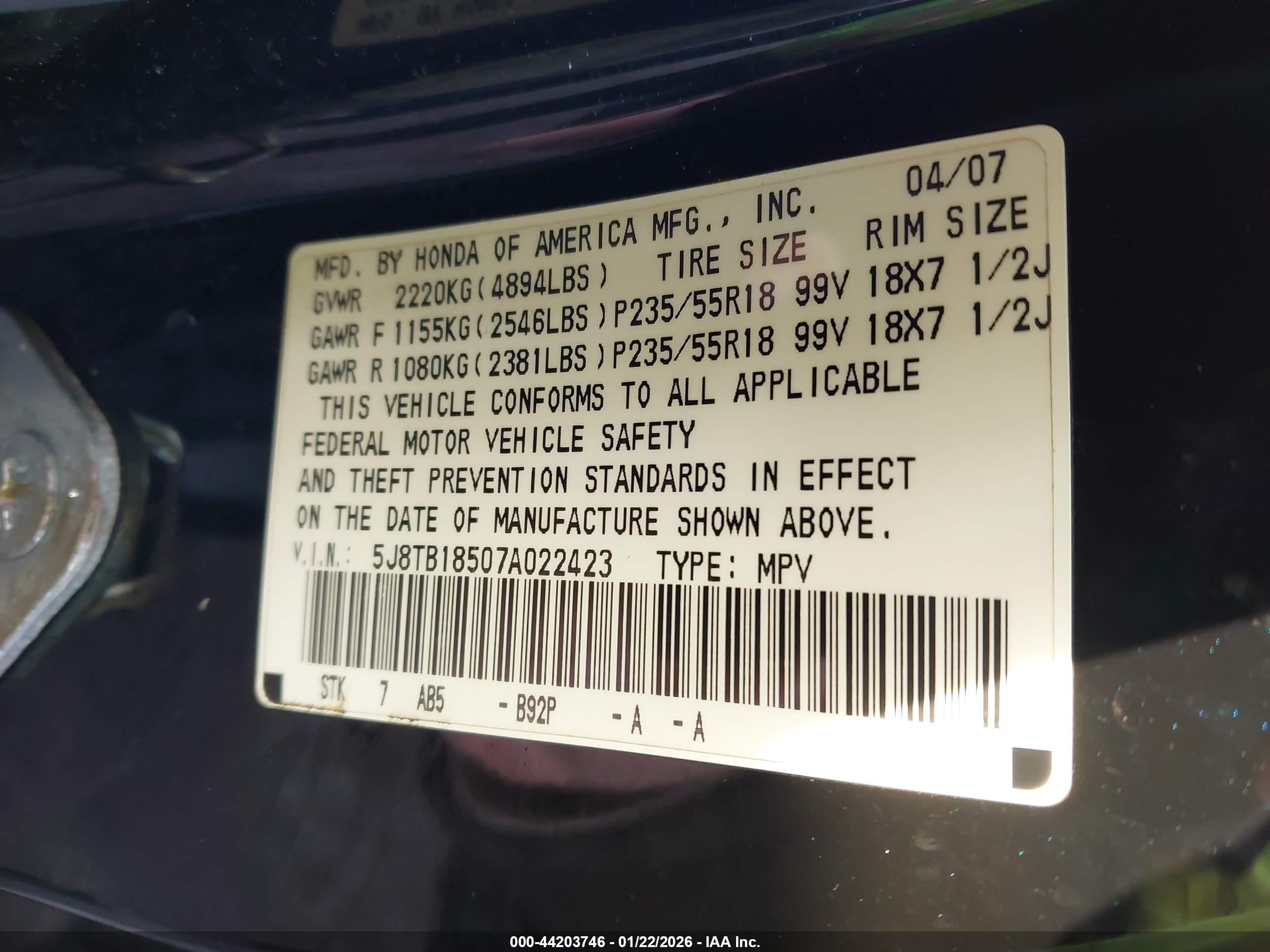 ACURA RDX image 9