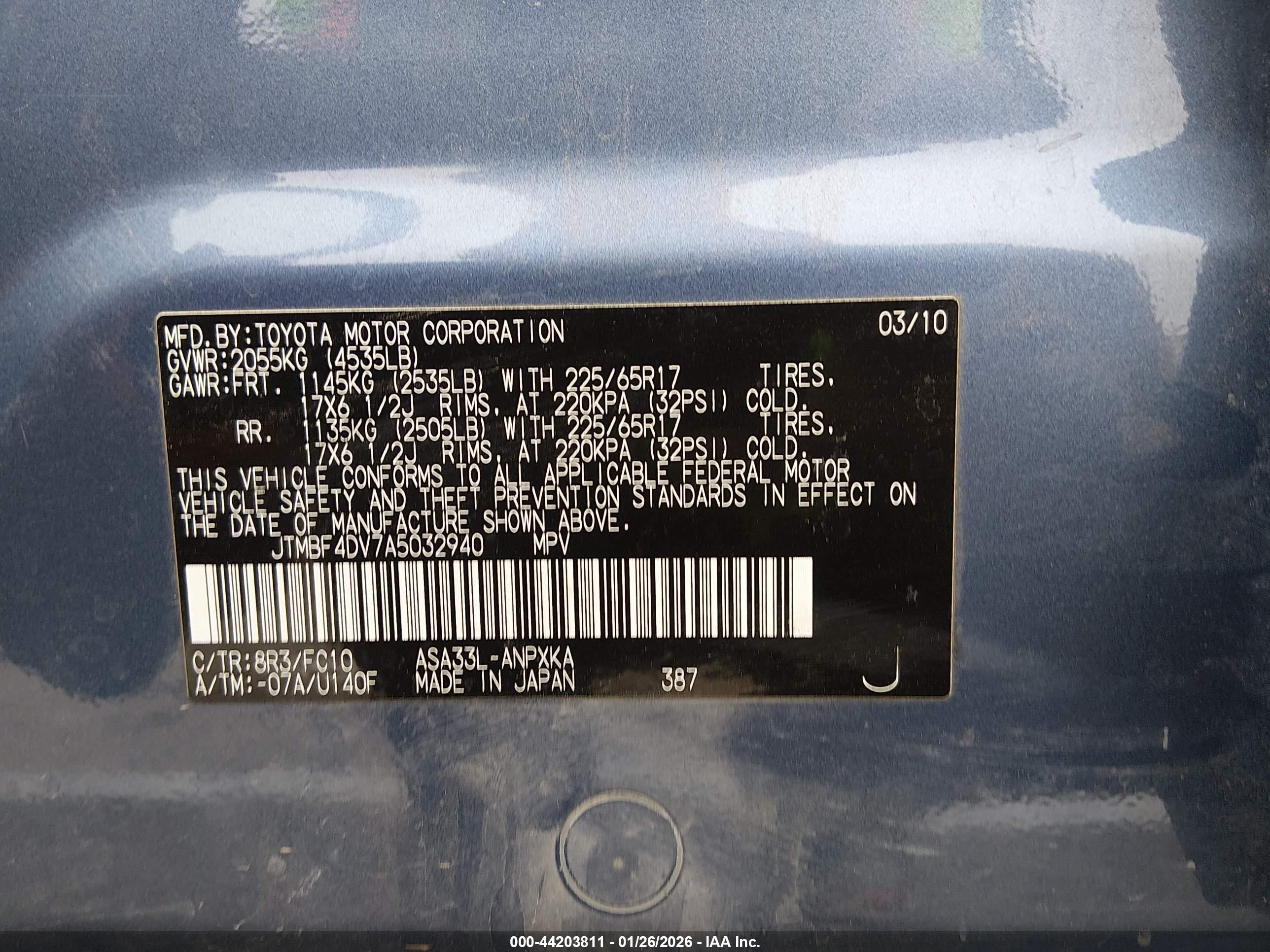 TOYOTA RAV4 image 9
