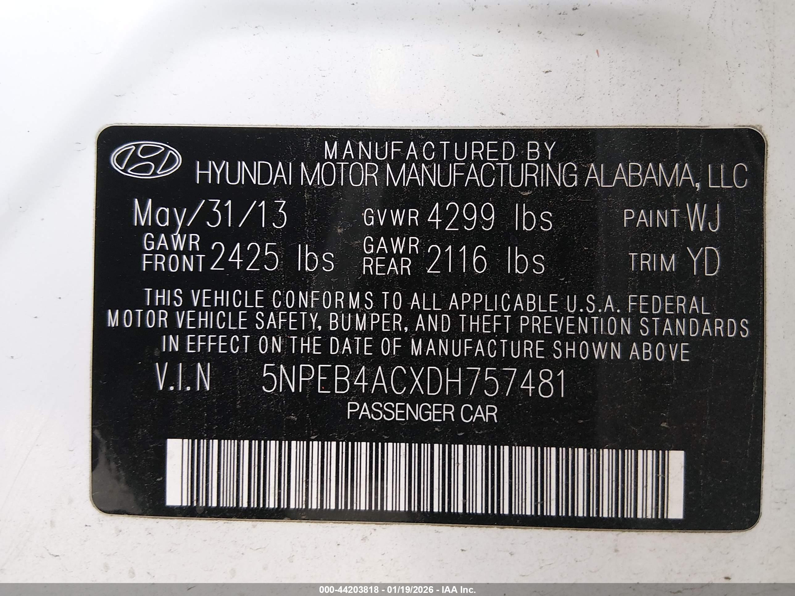 HYUNDAI SONATA image 9