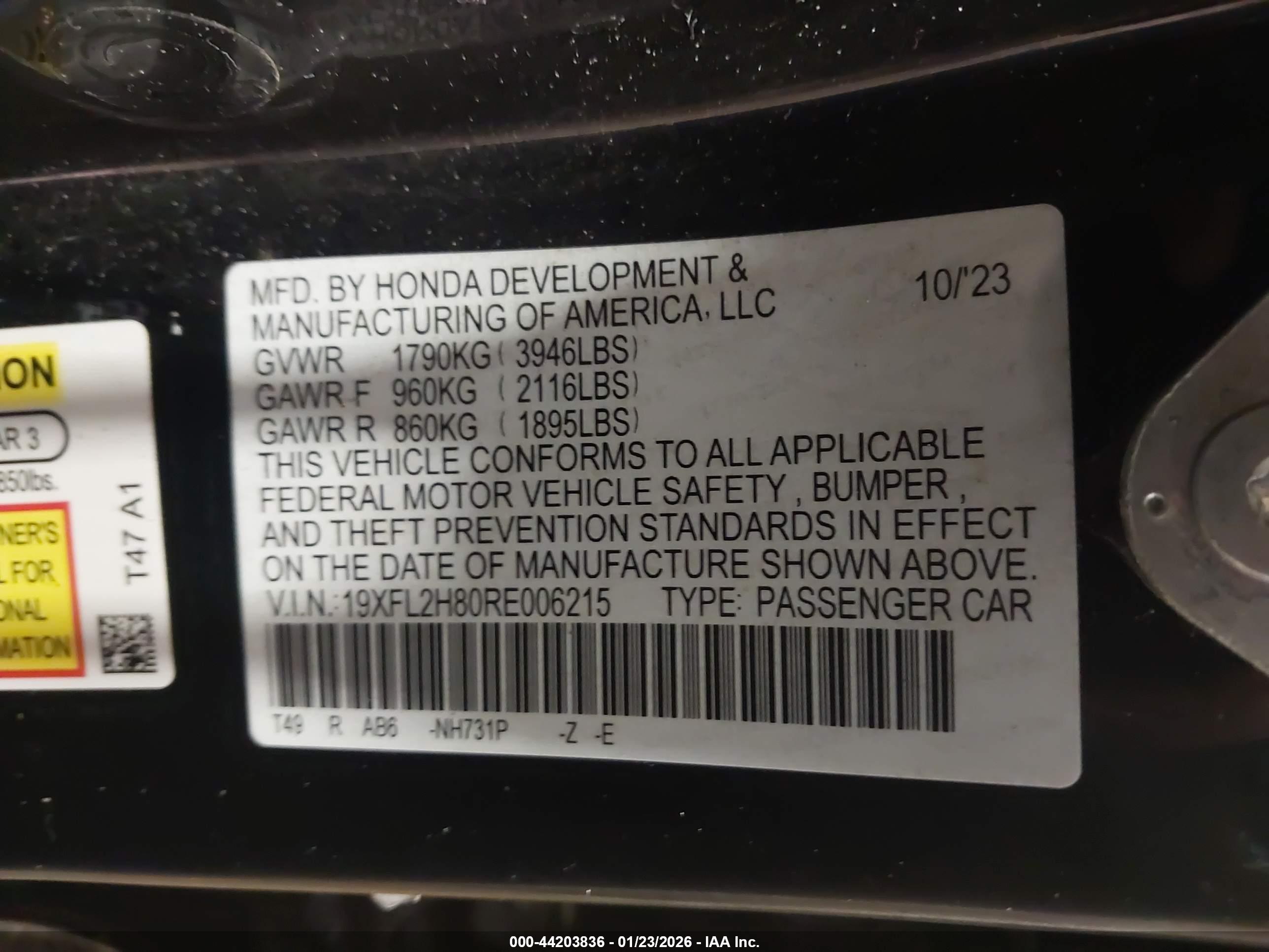 HONDA CIVIC image 9