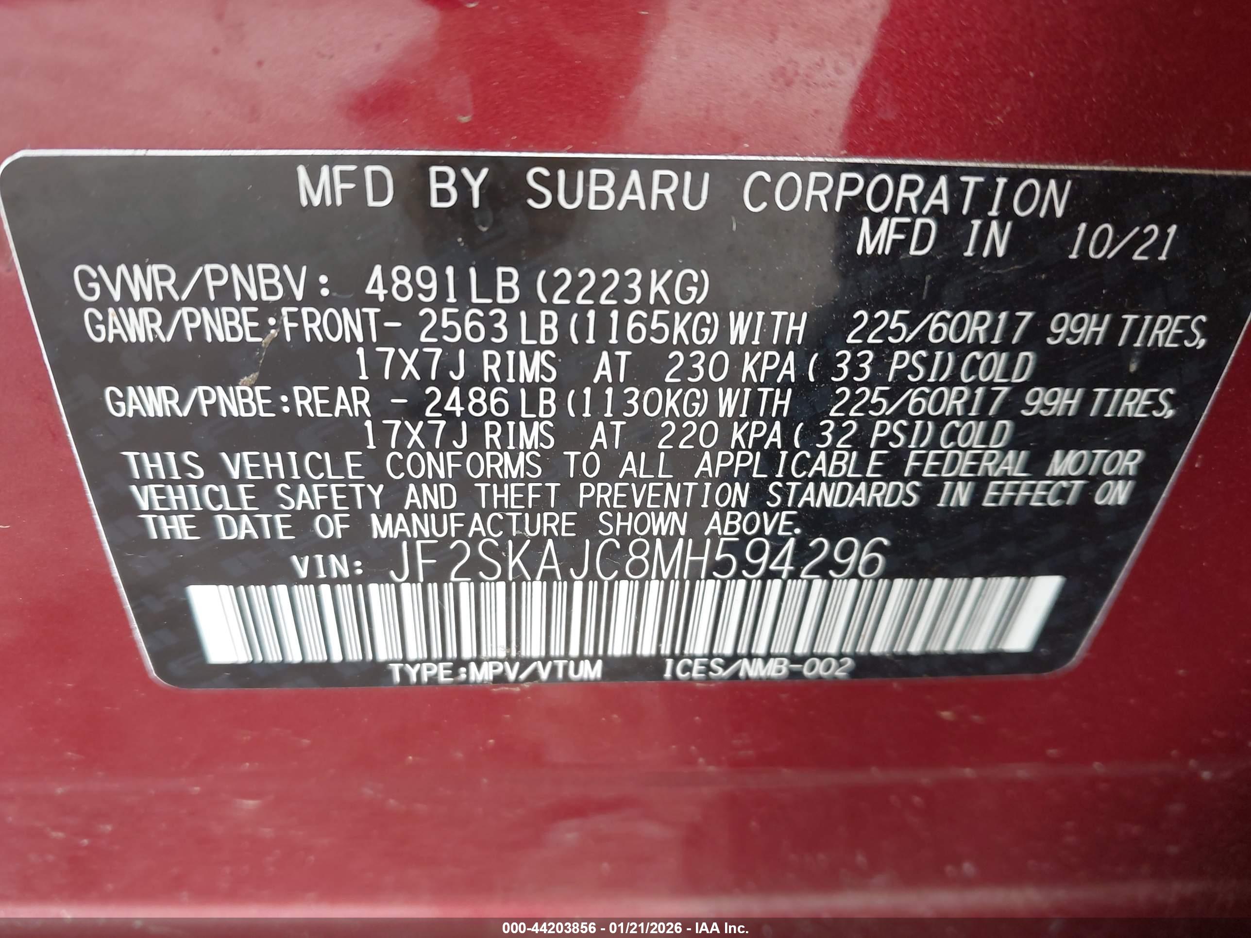 SUBARU FORESTER image 9