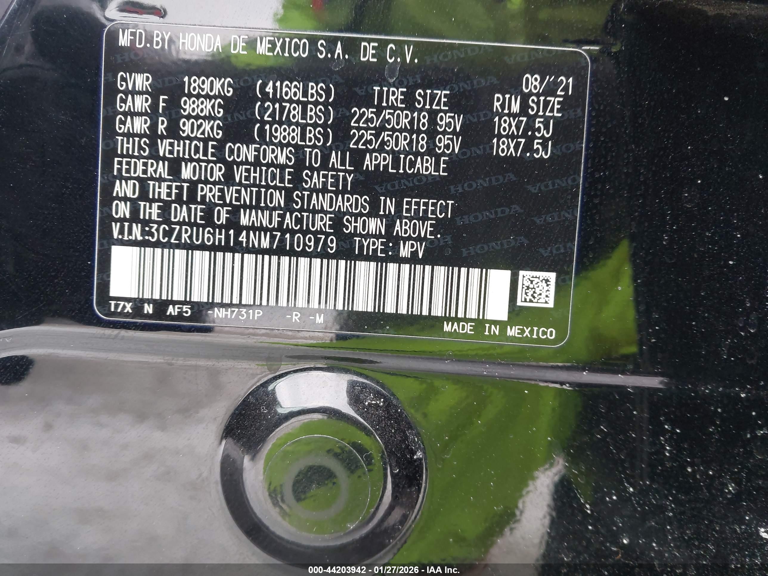HONDA HR-V image 9