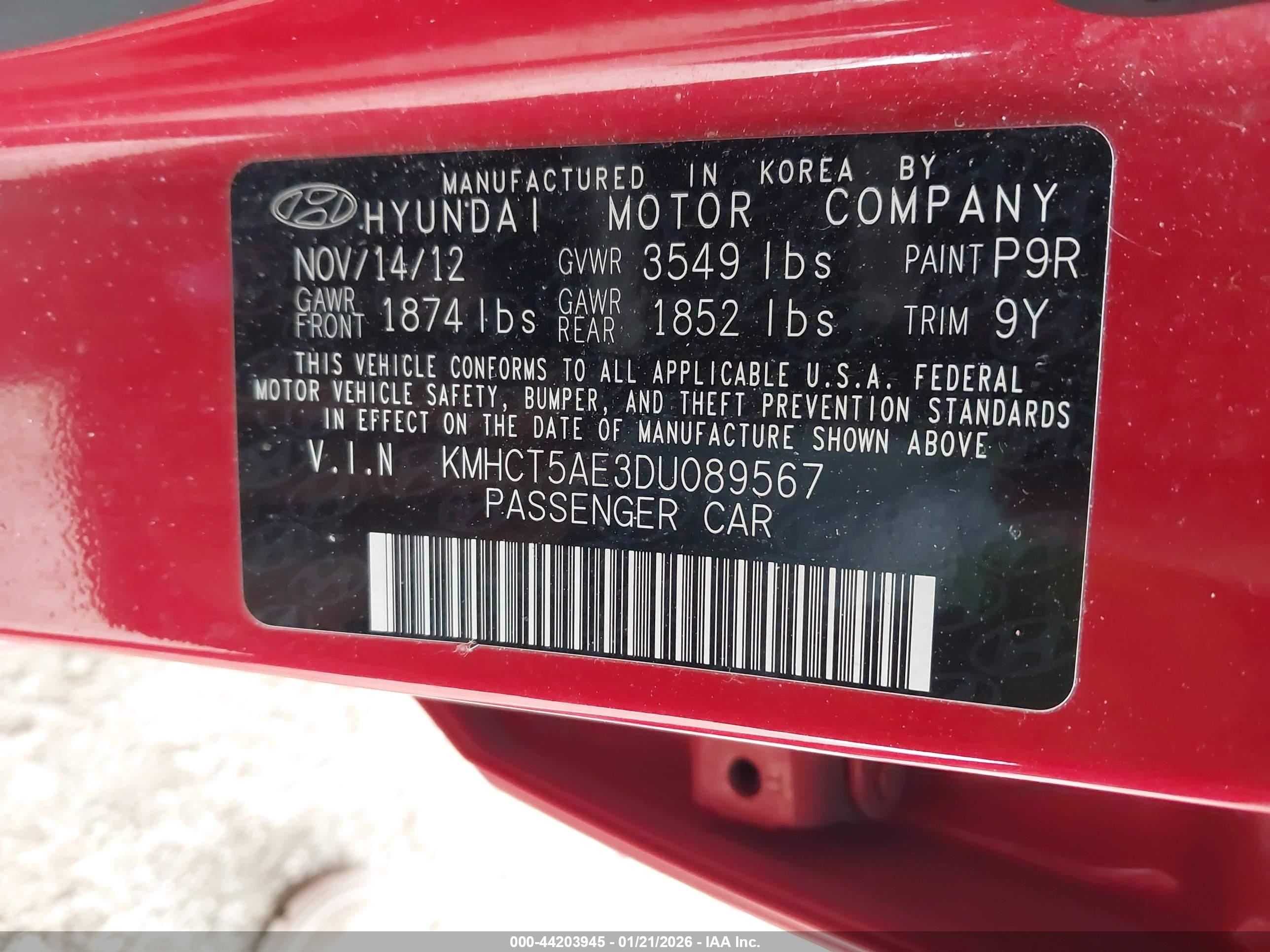HYUNDAI ACCENT image 9